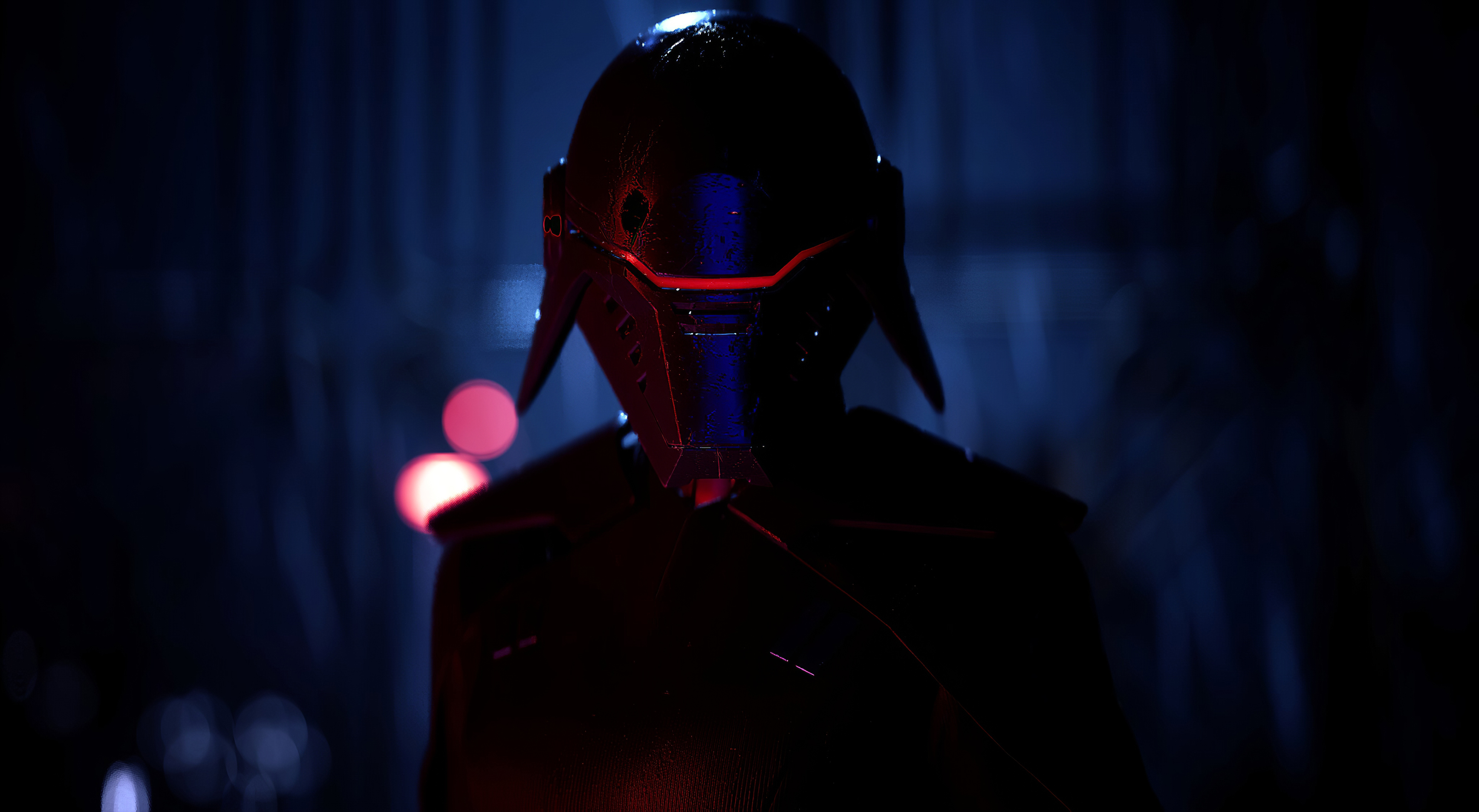 General 3840x2108 video game art video game characters Jedi: Fallen Order second sister video games dark 2019 (year) Inquisitor Star Wars Sith