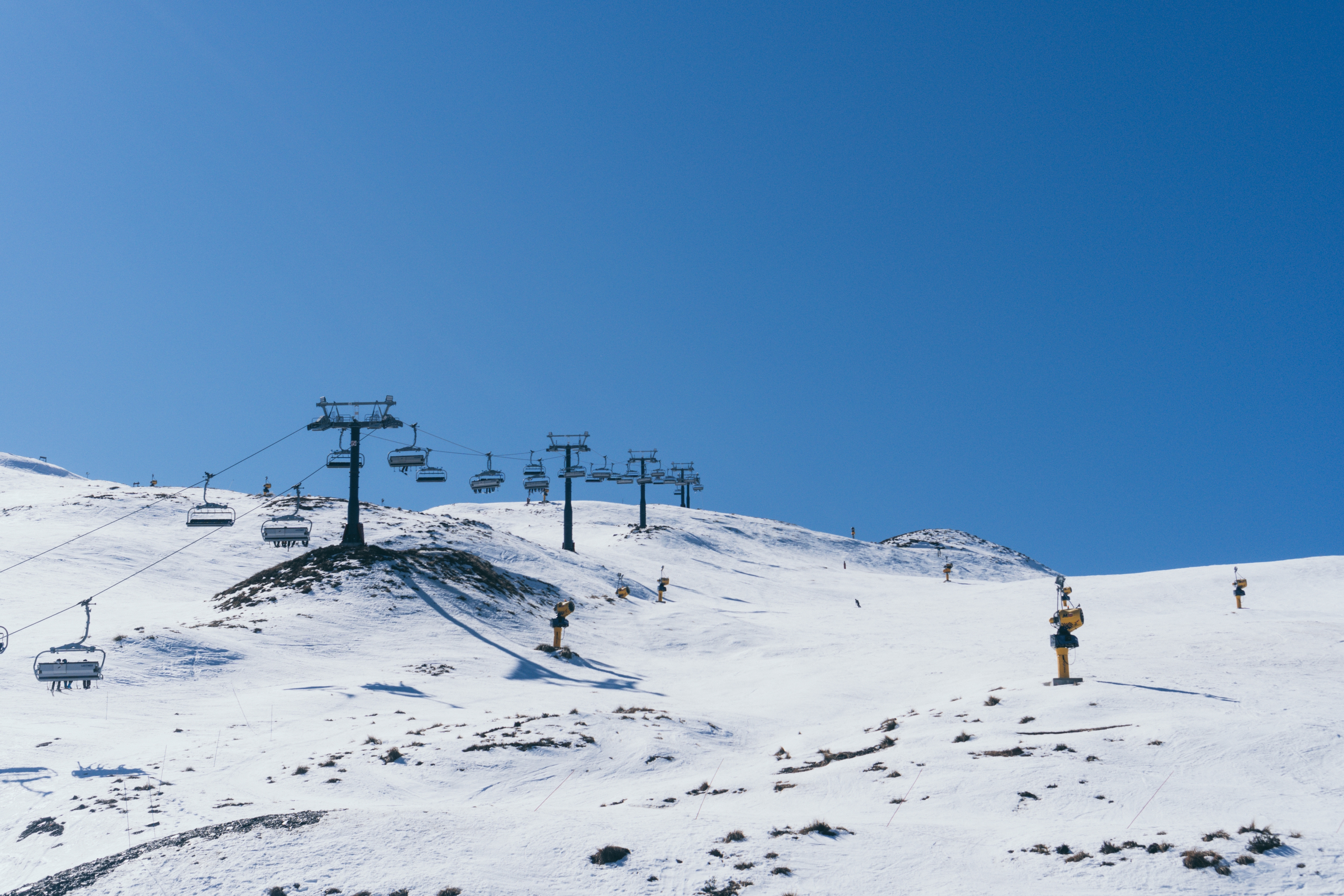 General 3840x2560 spring New Zealand snow mountains ski resort Queenstown winter sky outdoors
