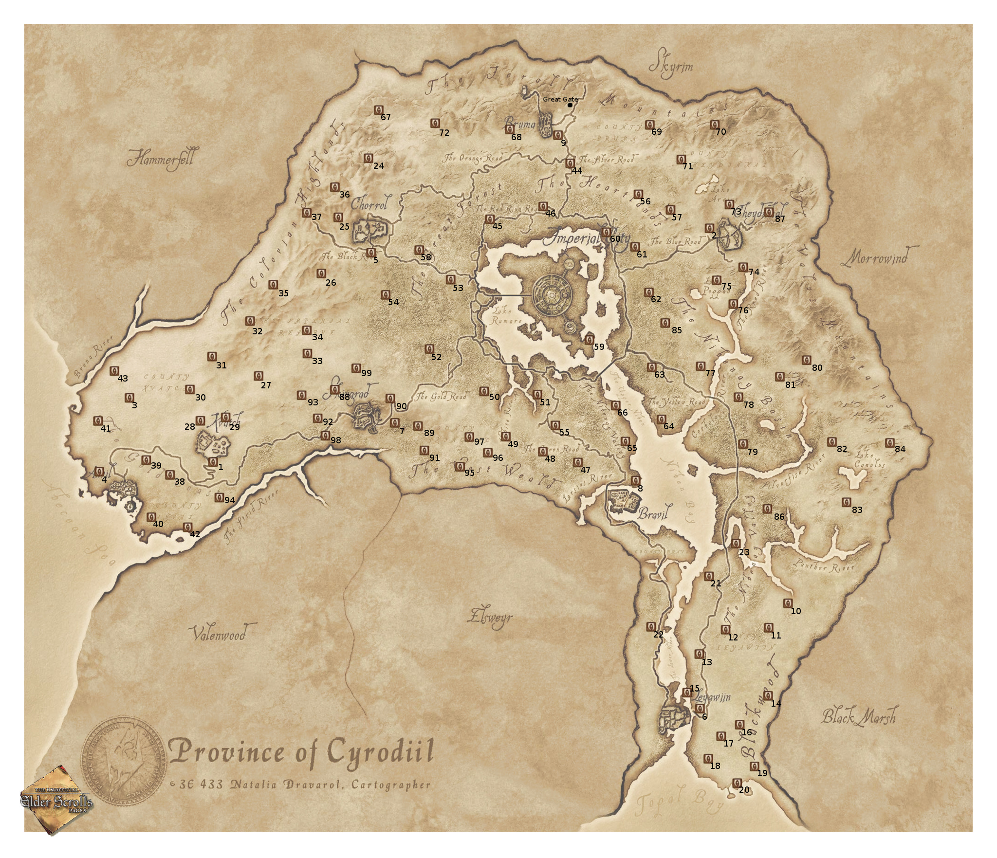 General 2048x1763 The Elder Scrolls IV: Oblivion map video games