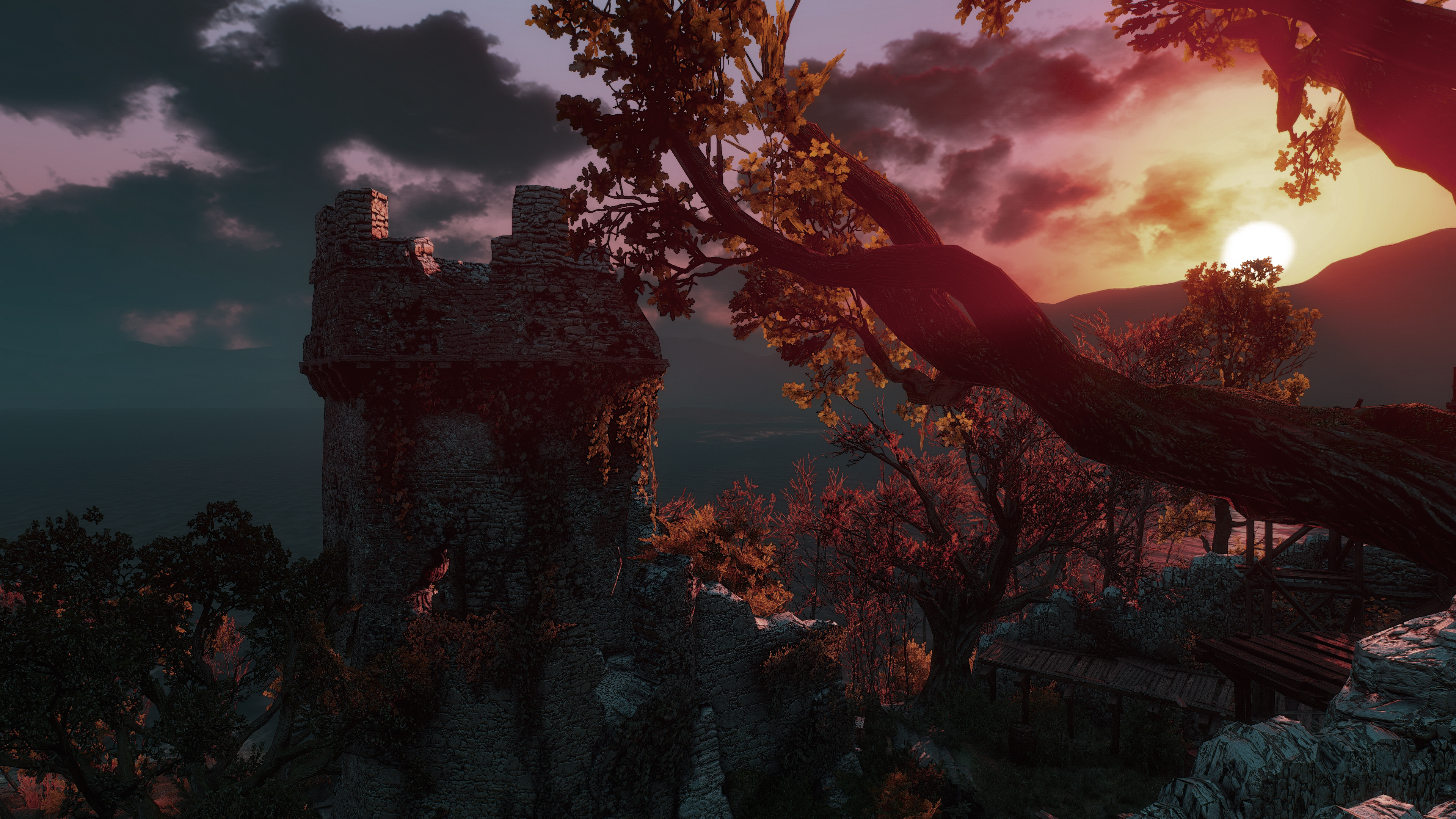 General 3840x2160 screen shot PC gaming The Witcher The Witcher 3: Wild Hunt Nvidia Ansel video games