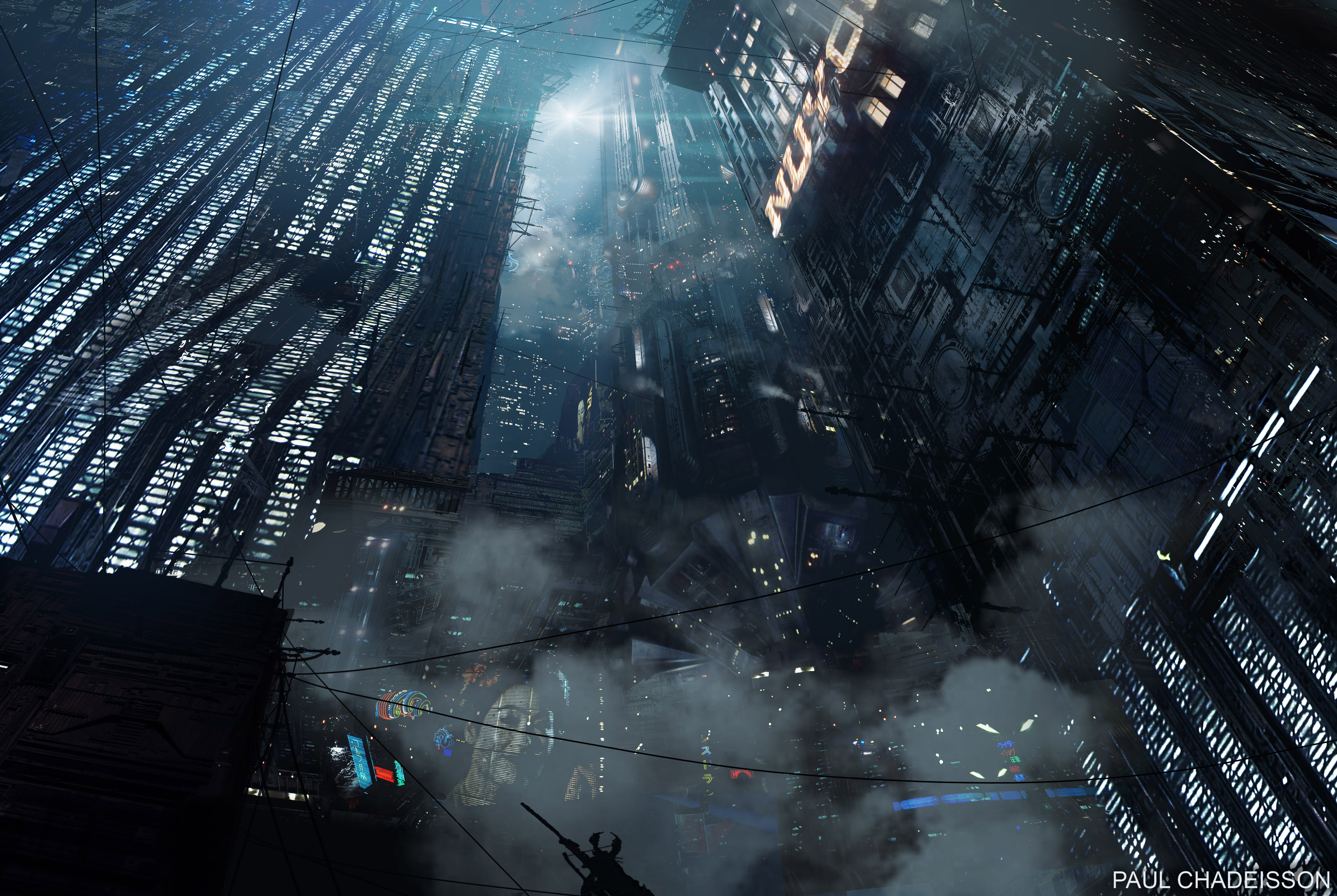 General 5000x3352 Blade Runner 2049 movies futuristic skyscraper science fiction watermarked