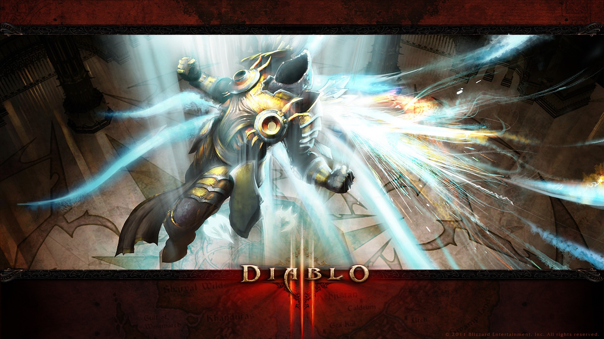 General 1920x1080 Blizzard Entertainment Diablo Diablo III Tyrael video games PC gaming 2011 (Year) fantasy art