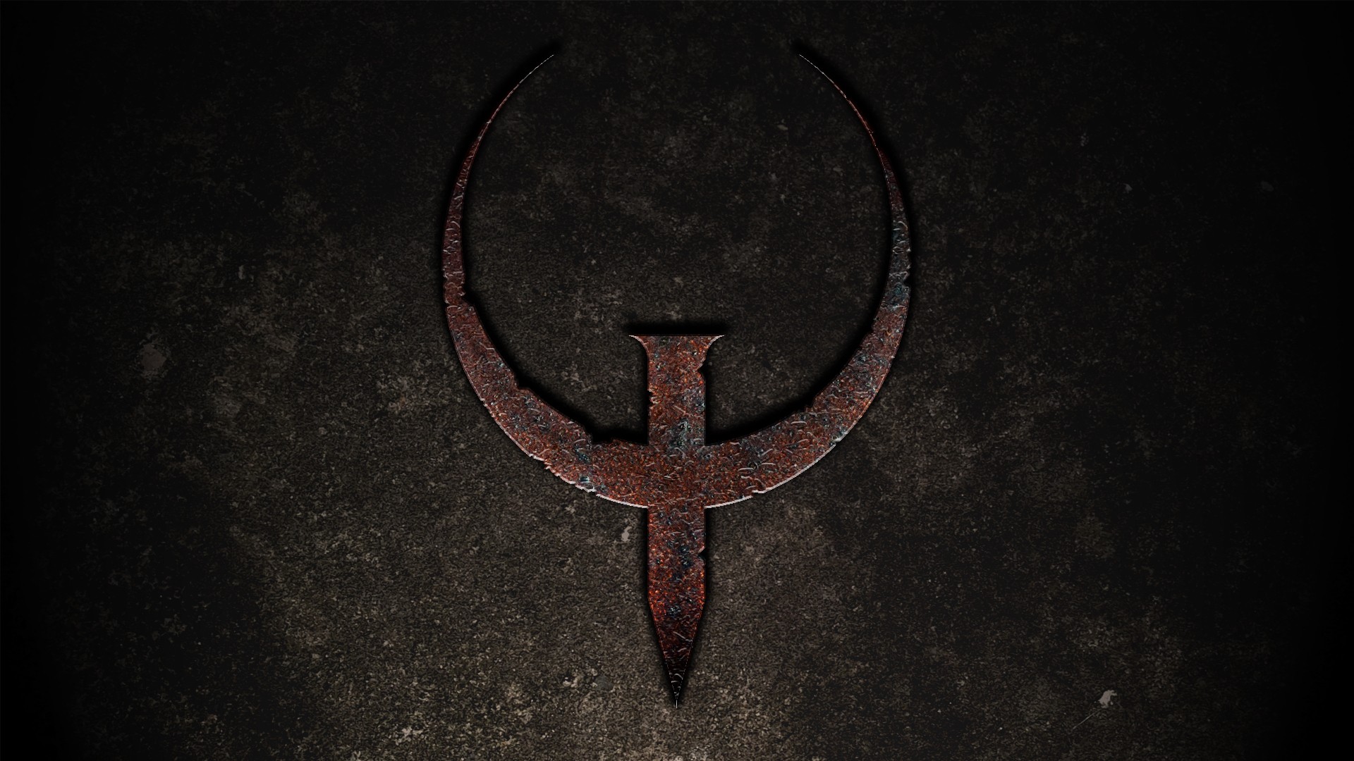 General 1920x1080 Quake video games first-person shooter logo dark rust PC gaming