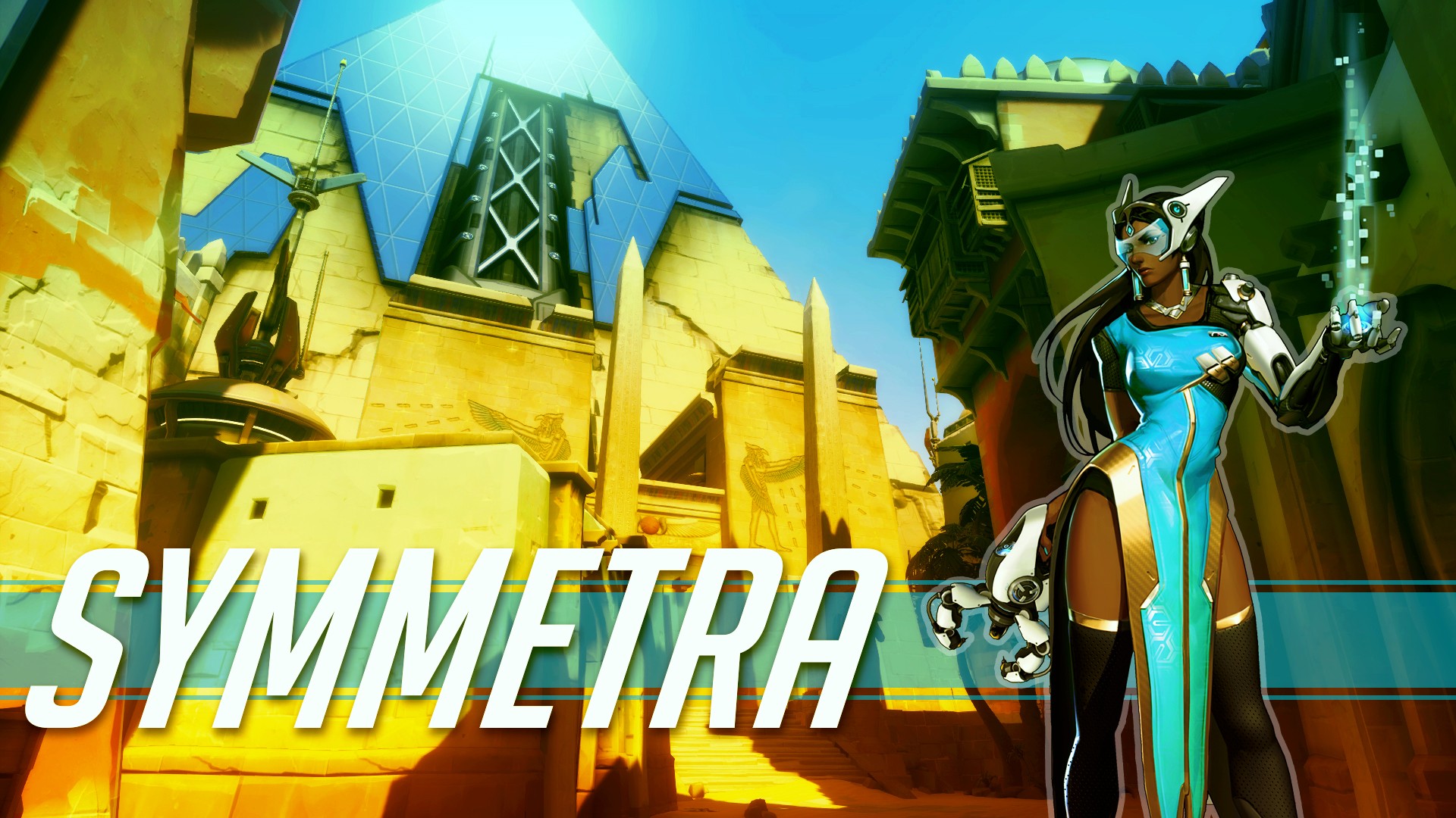 General 1920x1080 Overwatch Blizzard Entertainment video games livewirehd (Author) Symmetra (Overwatch) PC gaming video game girls