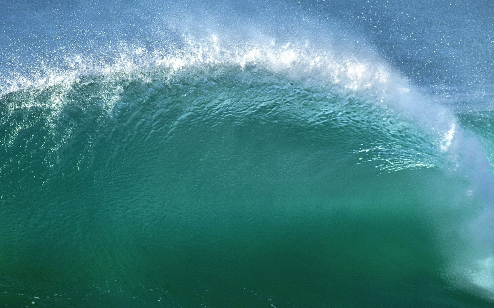 General 1680x1050 Mac OS X waves sea water nature