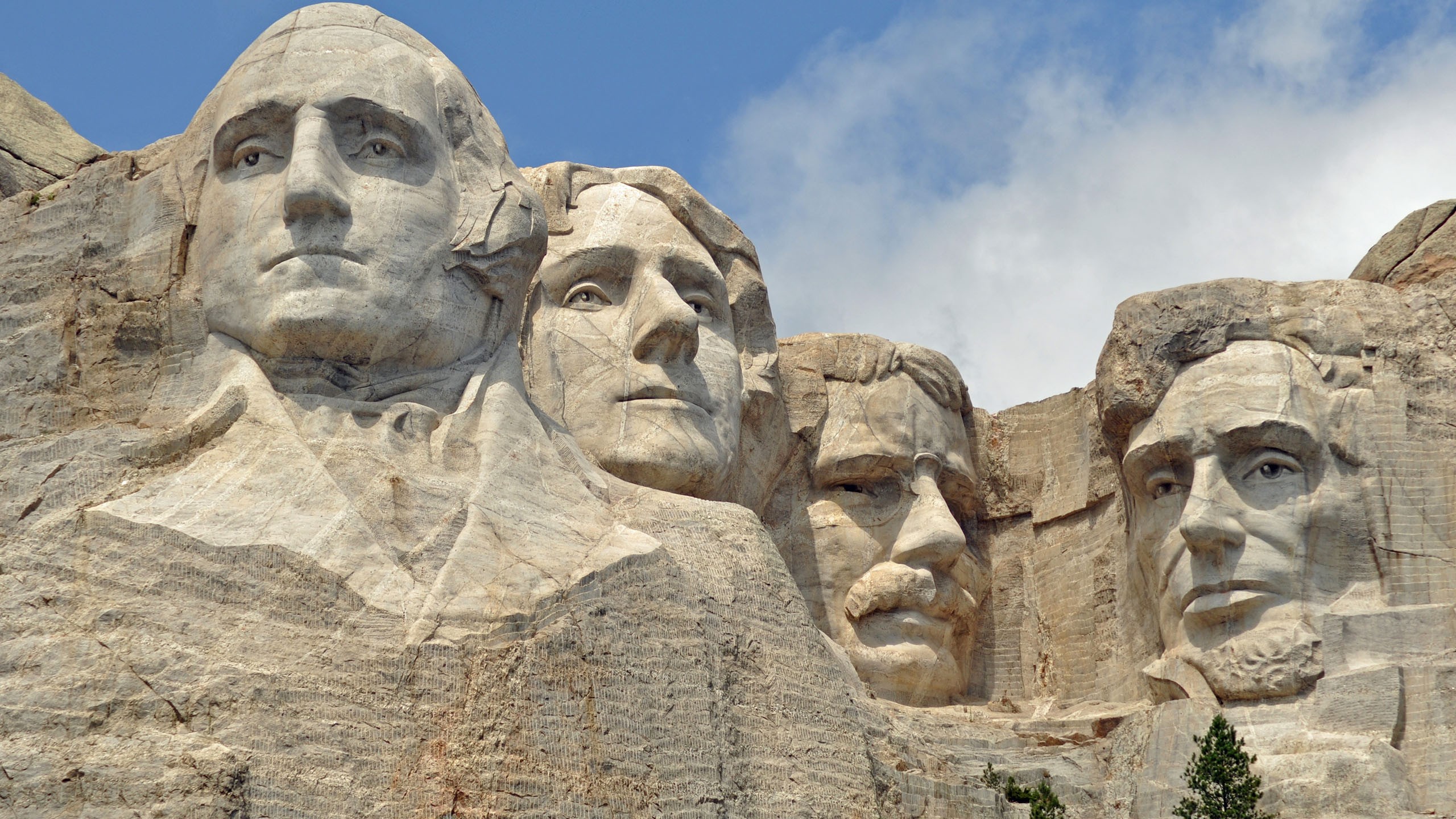 General 2560x1440 landscape Mount Rushmore Thomas Jefferson George Washington Theodore Roosevelt Abraham Lincoln presidents landmark political figure