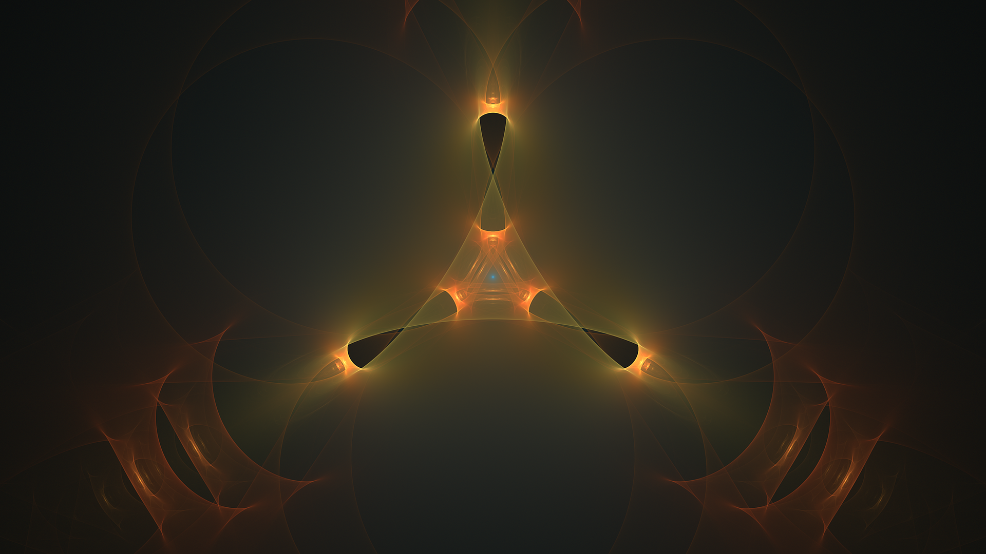 General 1920x1080 abstract fractal shapes digital art