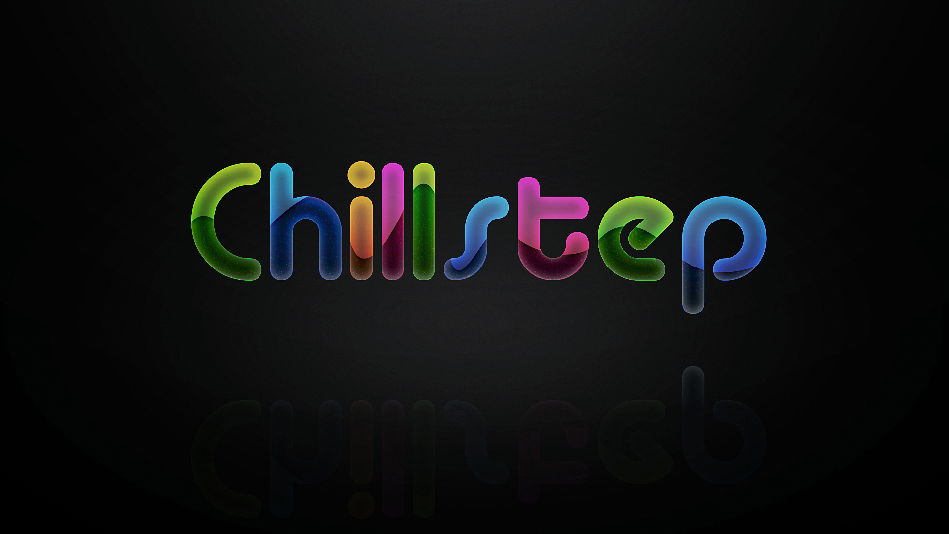 General 1920x1080 neon typography chillstep colorful digital art