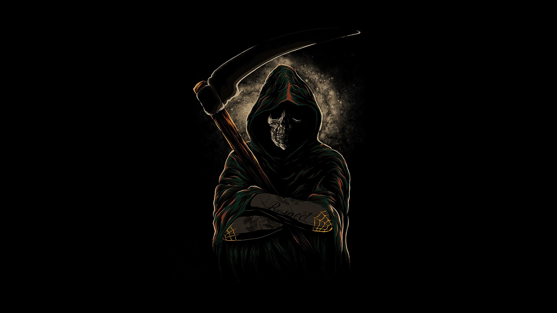 General 1920x1080 skull Grim Reaper artwork
