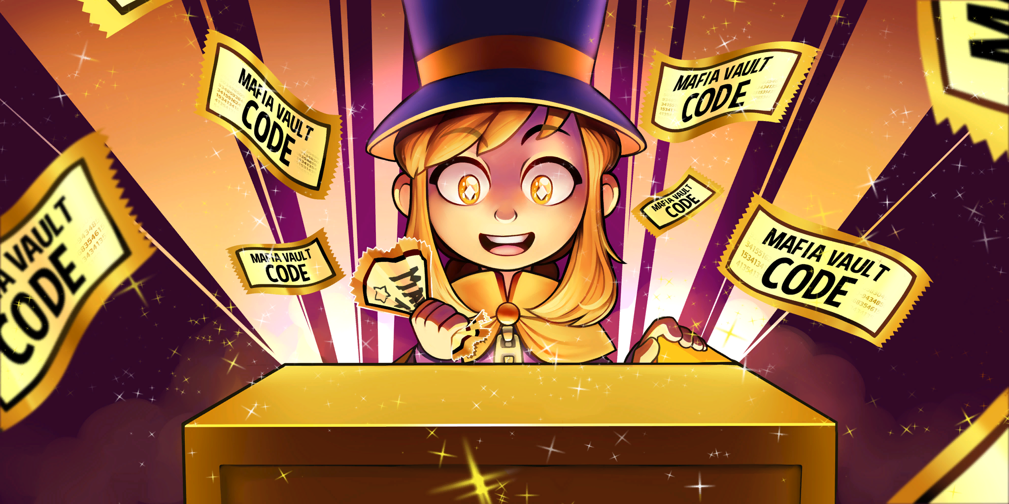 General 2048x1024 video games A Hat In Time open mouth yellow eyes