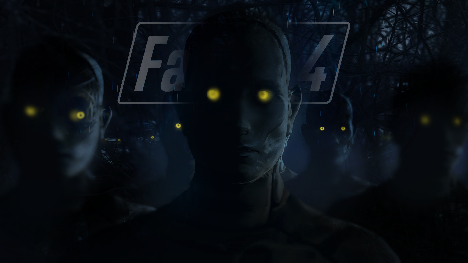 General 1920x1080 Fallout 4 Bethesda Softworks glowing eyes spooky video games Synth