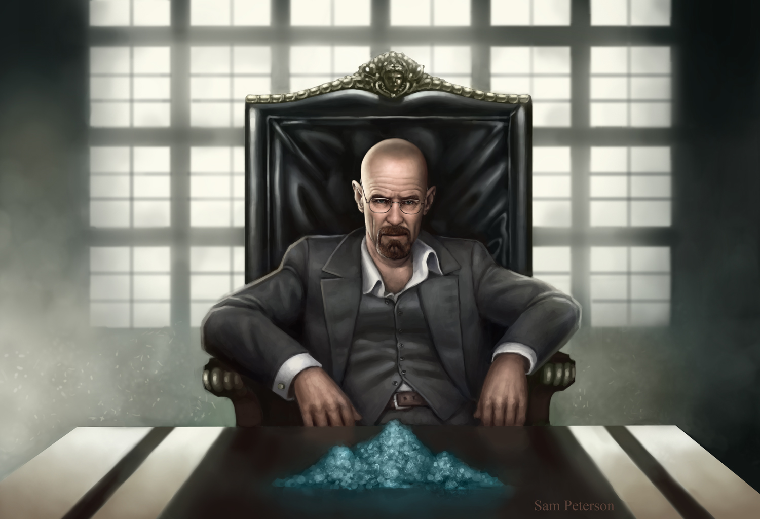 General 1500x1024 Breaking Bad fictional Walter White frontal view crossover Scarface TV series movies