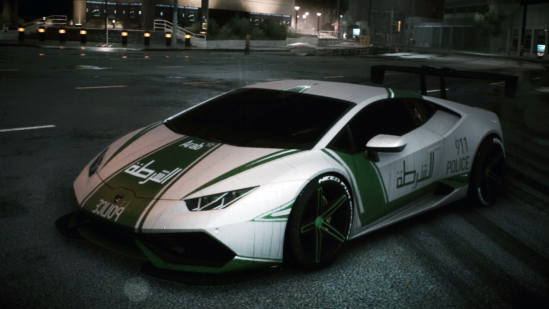 General 1920x1080 Lamborghini police Arabian Dubai Need for Speed street car Lamborghini Huracan video games