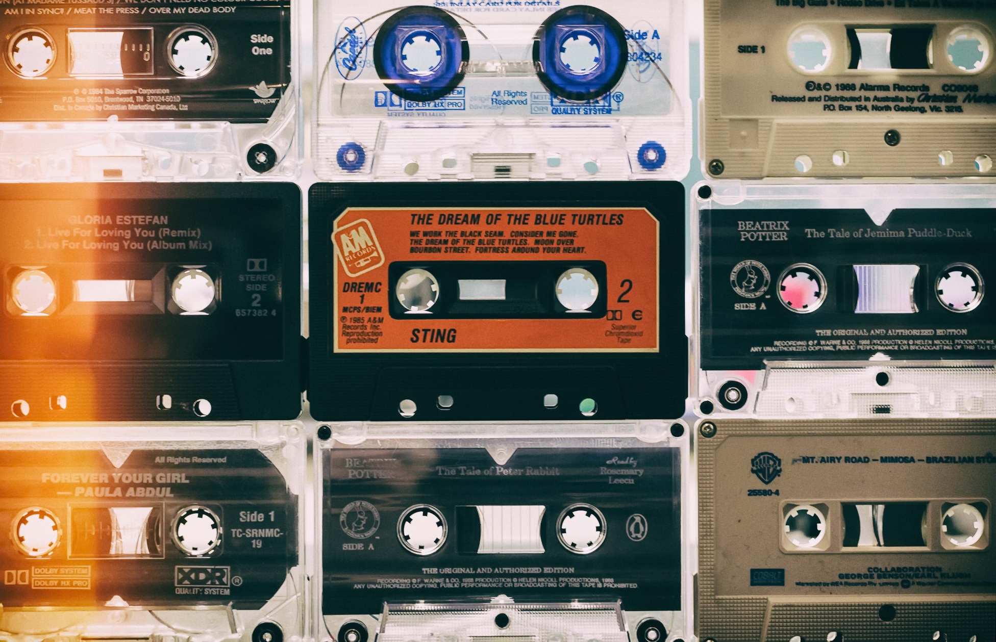General 1952x1259 music vintage Sting cassette closeup