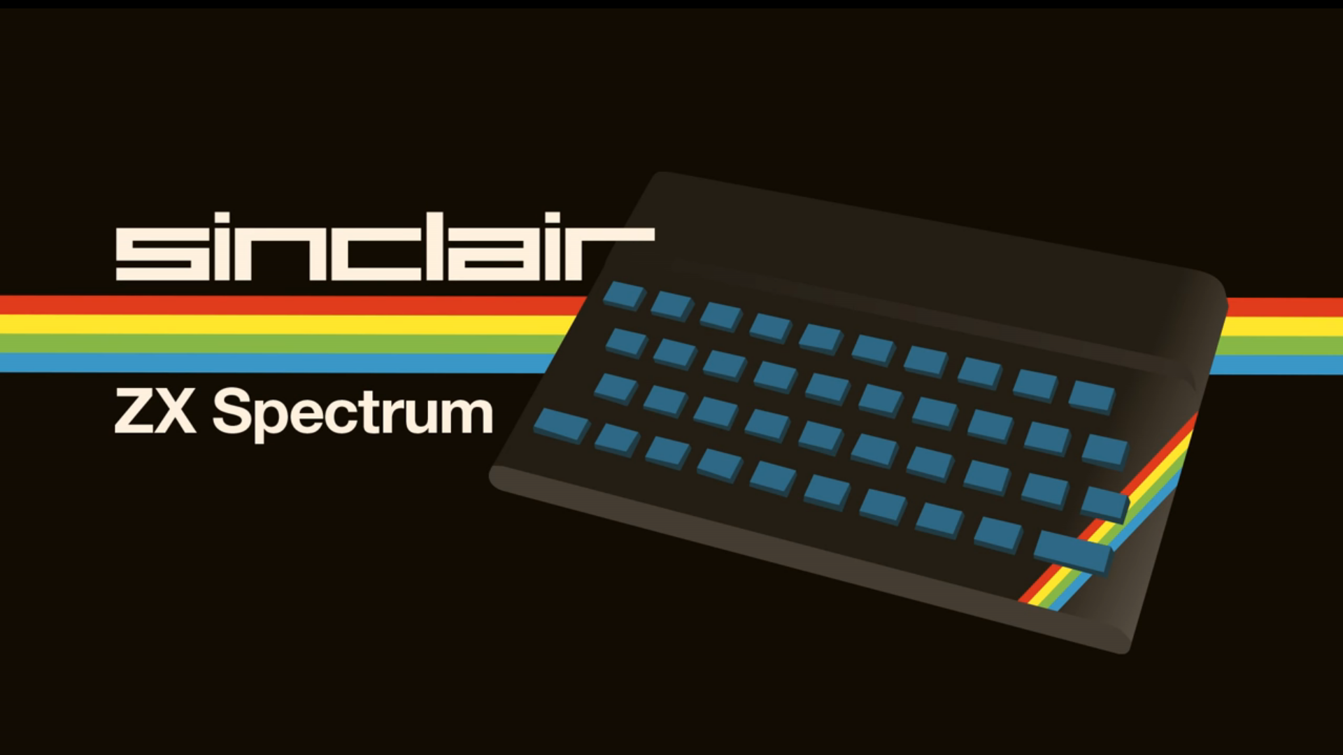 General 1920x1080 technology Retro computers Zx Spectrum  minimalism text simple background brand
