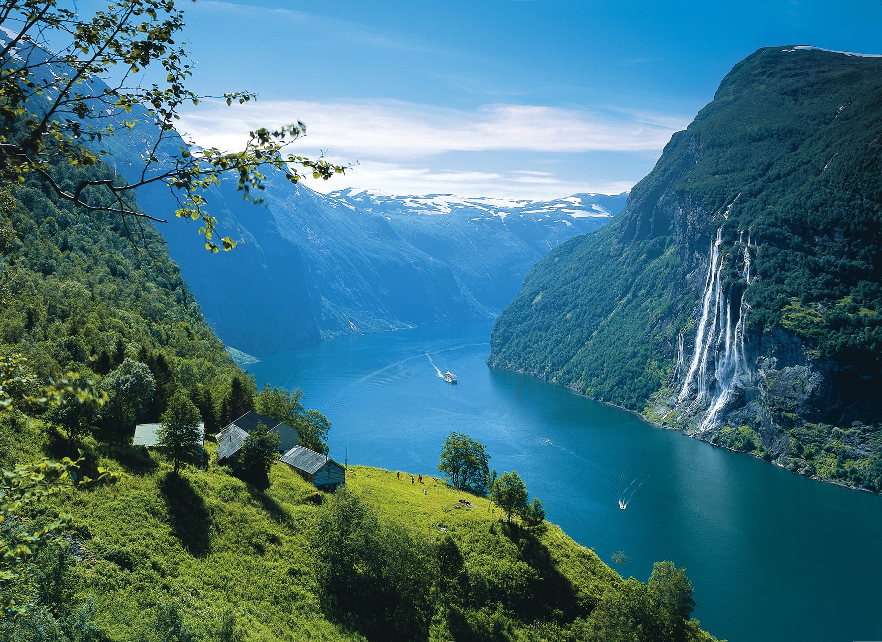 General 1771x1289 Norway mountains landscape fjord Seven Sisters Waterfall Geiranger Geirangerfjord nature water