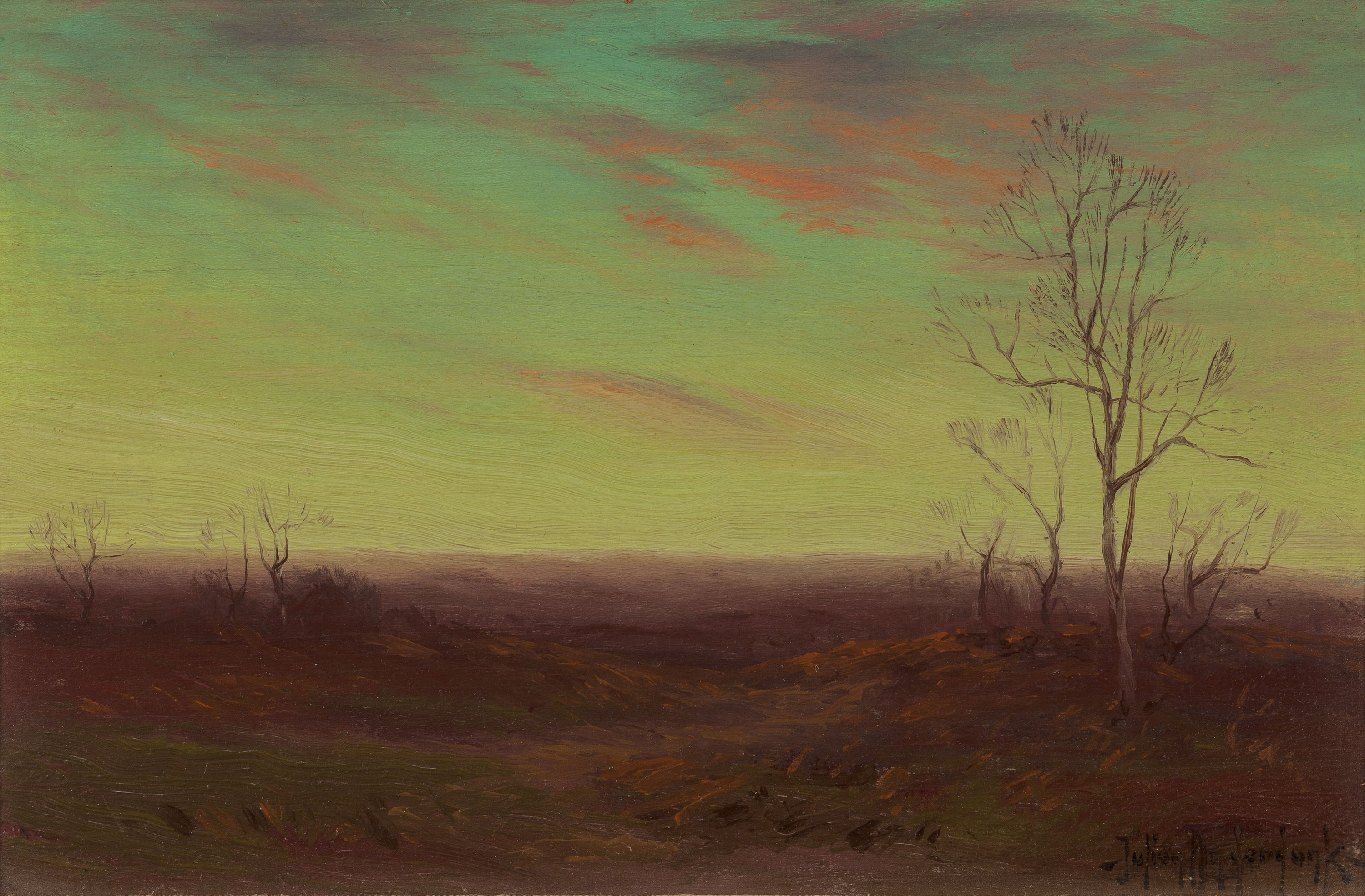 General 3000x1970 Julian Onderdonk classic art painting sky landscape