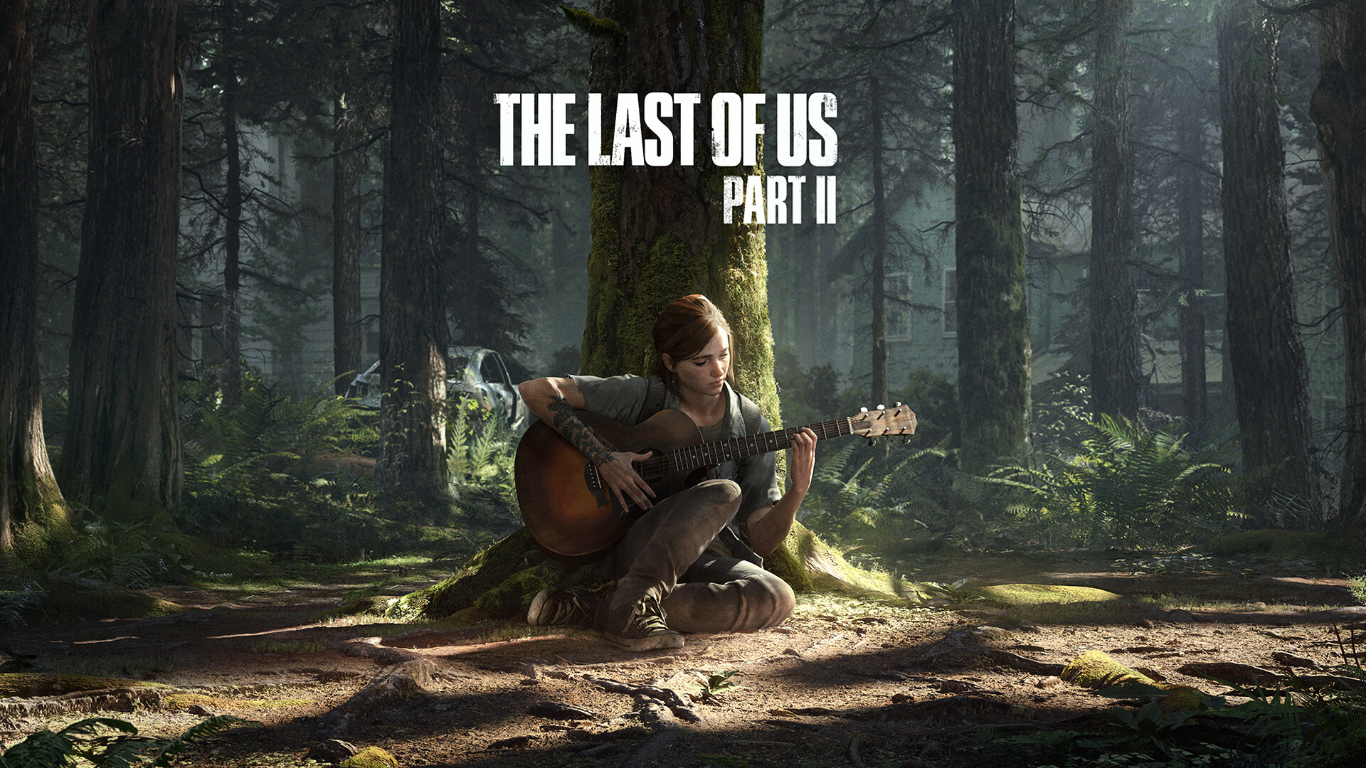 General 1920x1080 The Last of Us 2 Ellie Williams video games video game characters nature trees plants guitar