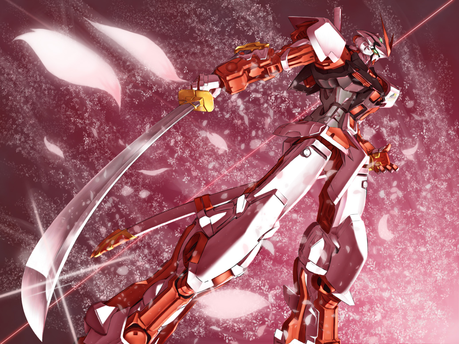 Anime 1600x1200 Gundam Astray Red Frame Mobile Suit Gundam SEED Astray anime mechs Gundam Super Robot Taisen artwork digital art fan art