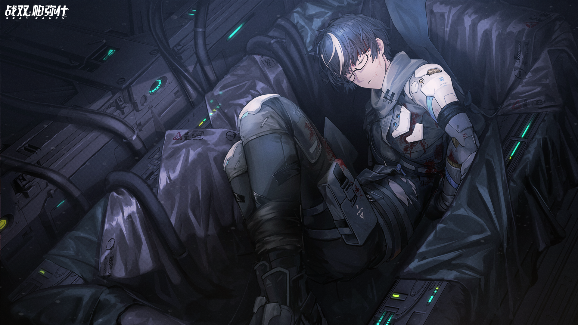 Anime 1920x1080 Punishing: Gray Raven anime games anime boys glasses