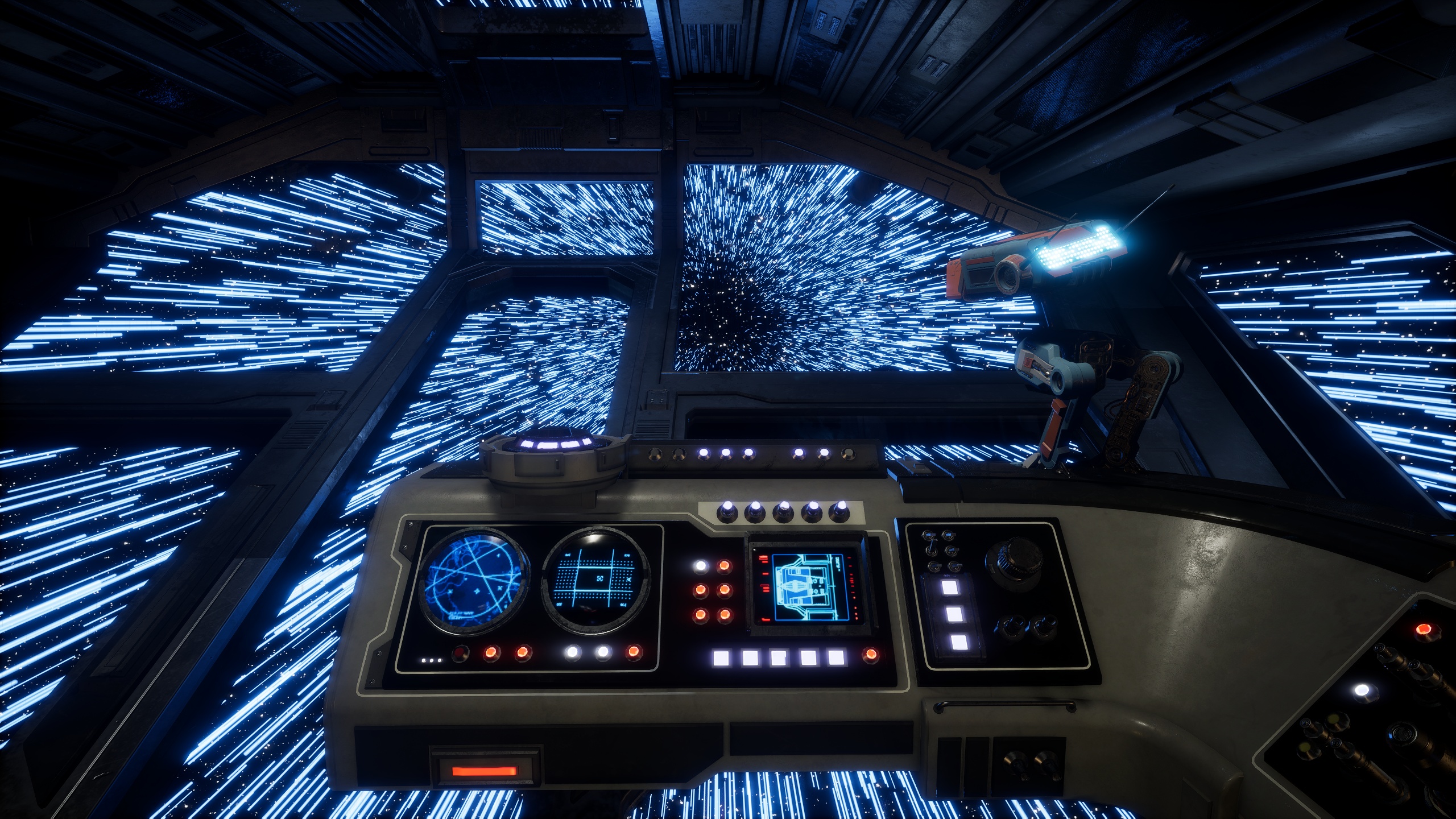 General 2560x1440 screen shot Jedi: Fallen Order Stinger Mantis lightspeed space travel BD Droid video games