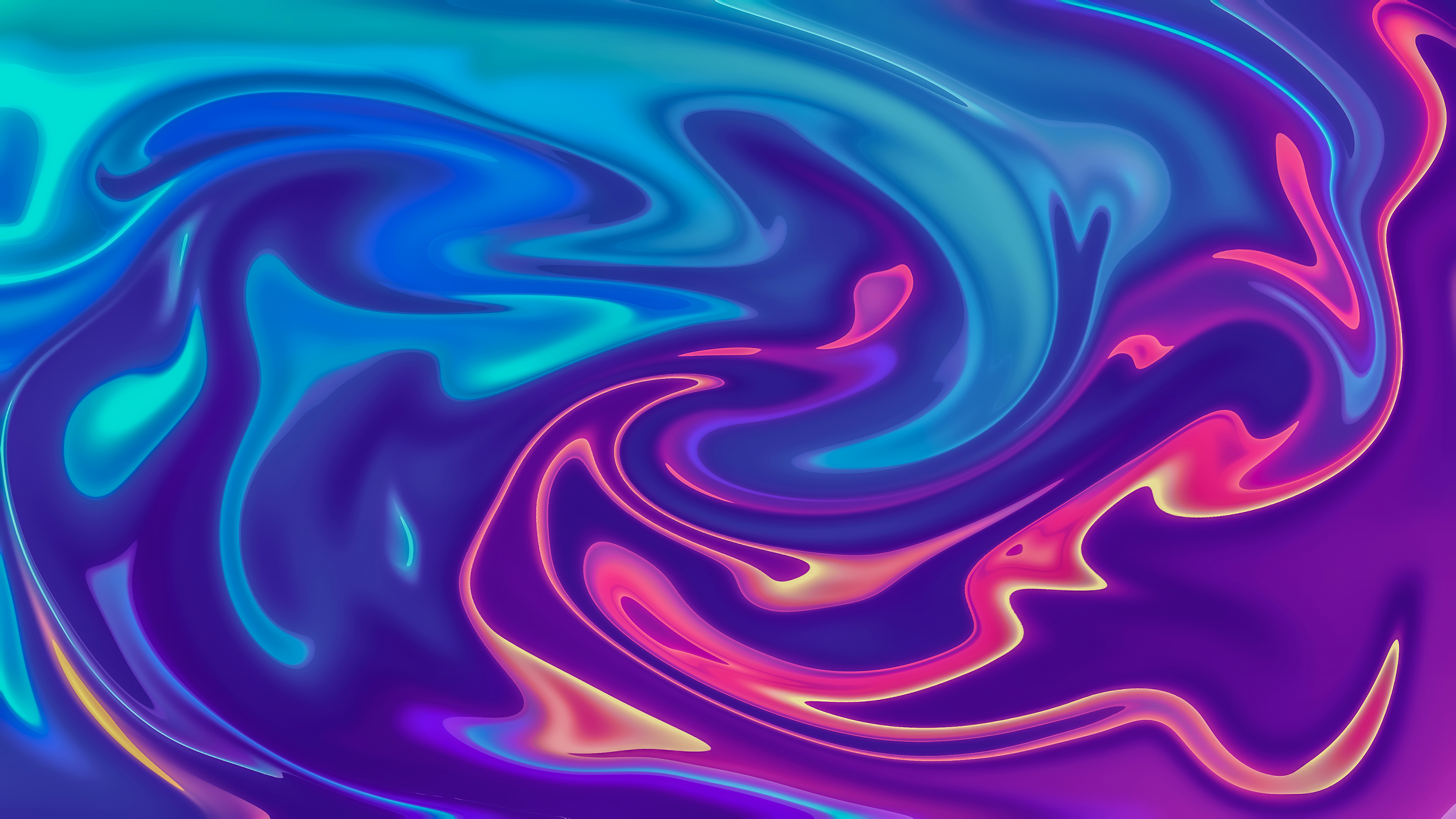 General 3840x2160 abstract swirls liquid