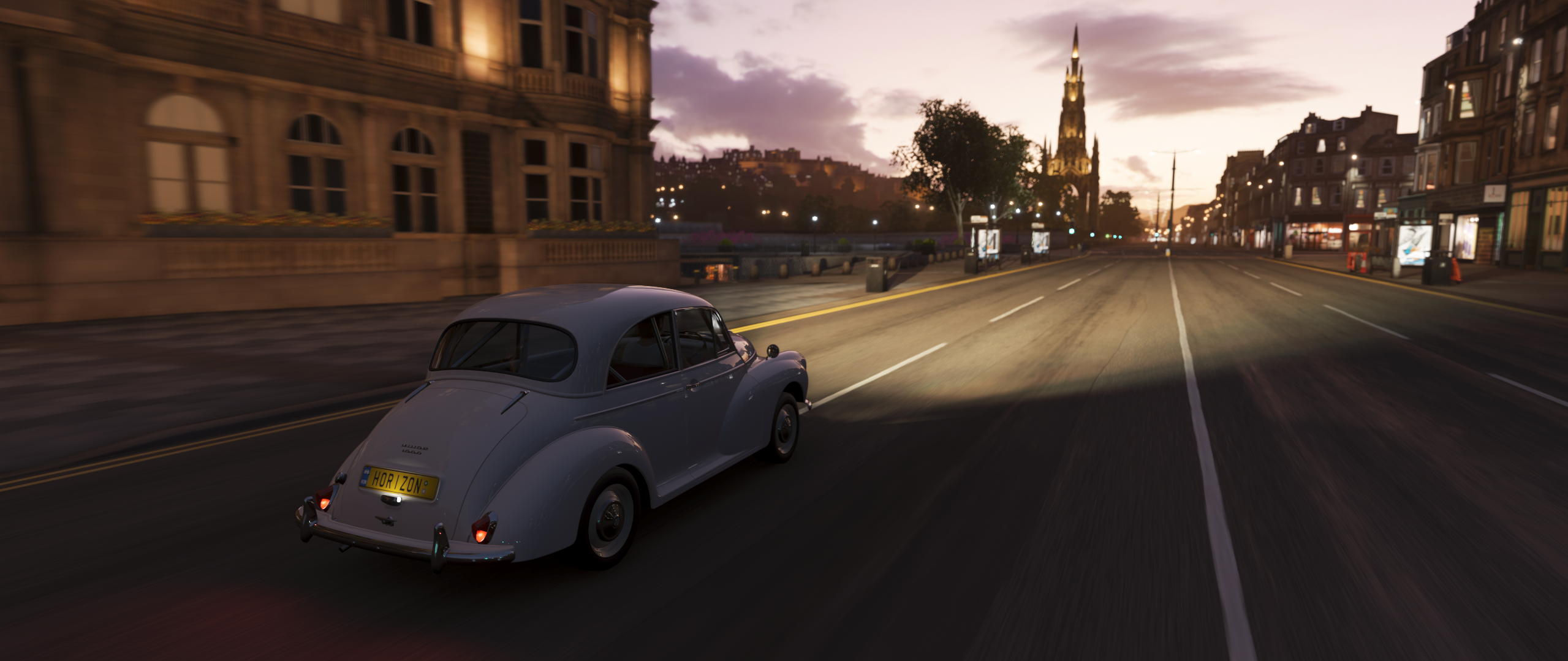 General 2559x1079 Forza Horizon 4 video games Turn 10 Studios car vehicle racing screen shot white cars