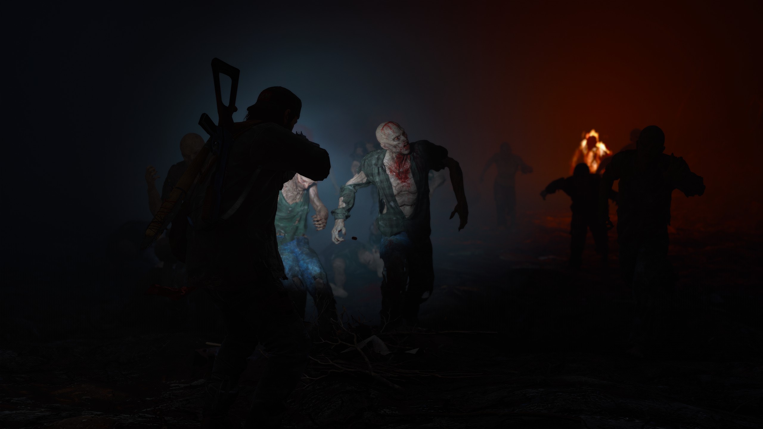 General 2560x1440 Days Gone screen shot bend studios zombies Deacon St John video game characters
