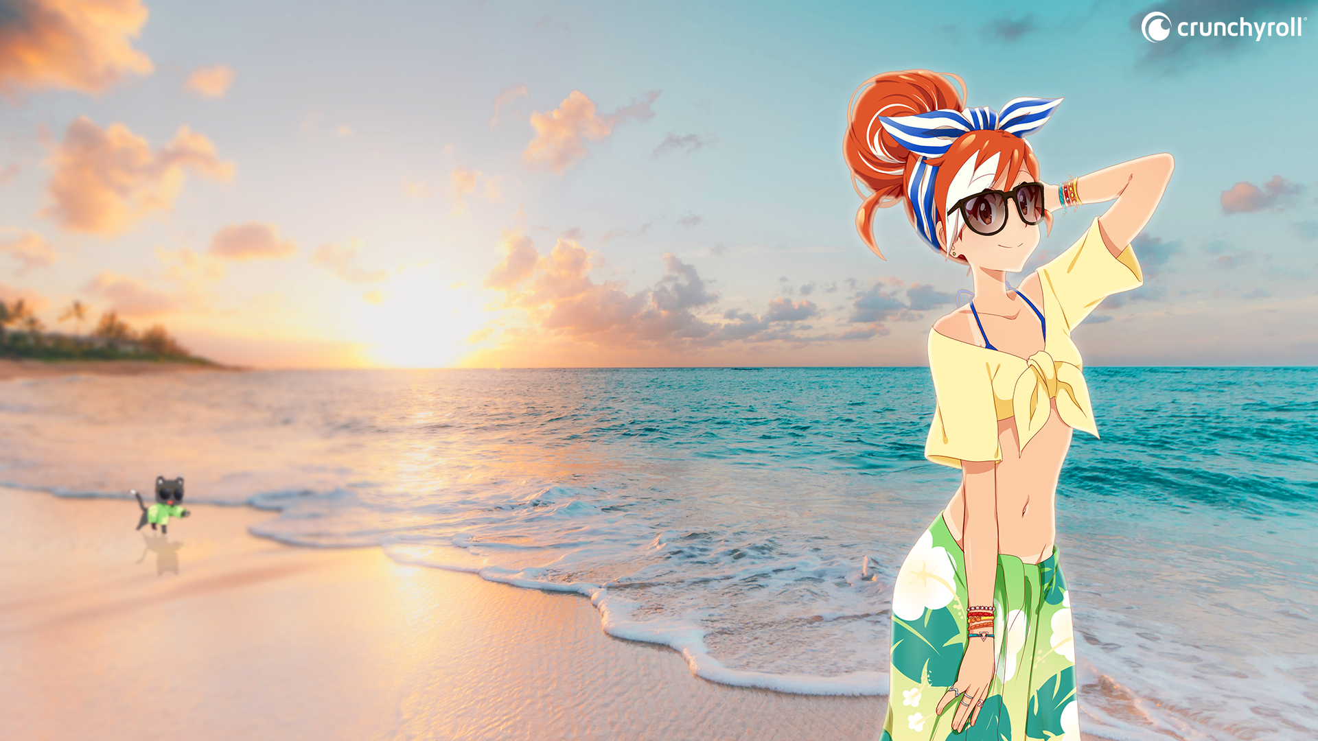 Anime 1920x1080 crunchyroll Crunchyroll Hime beach