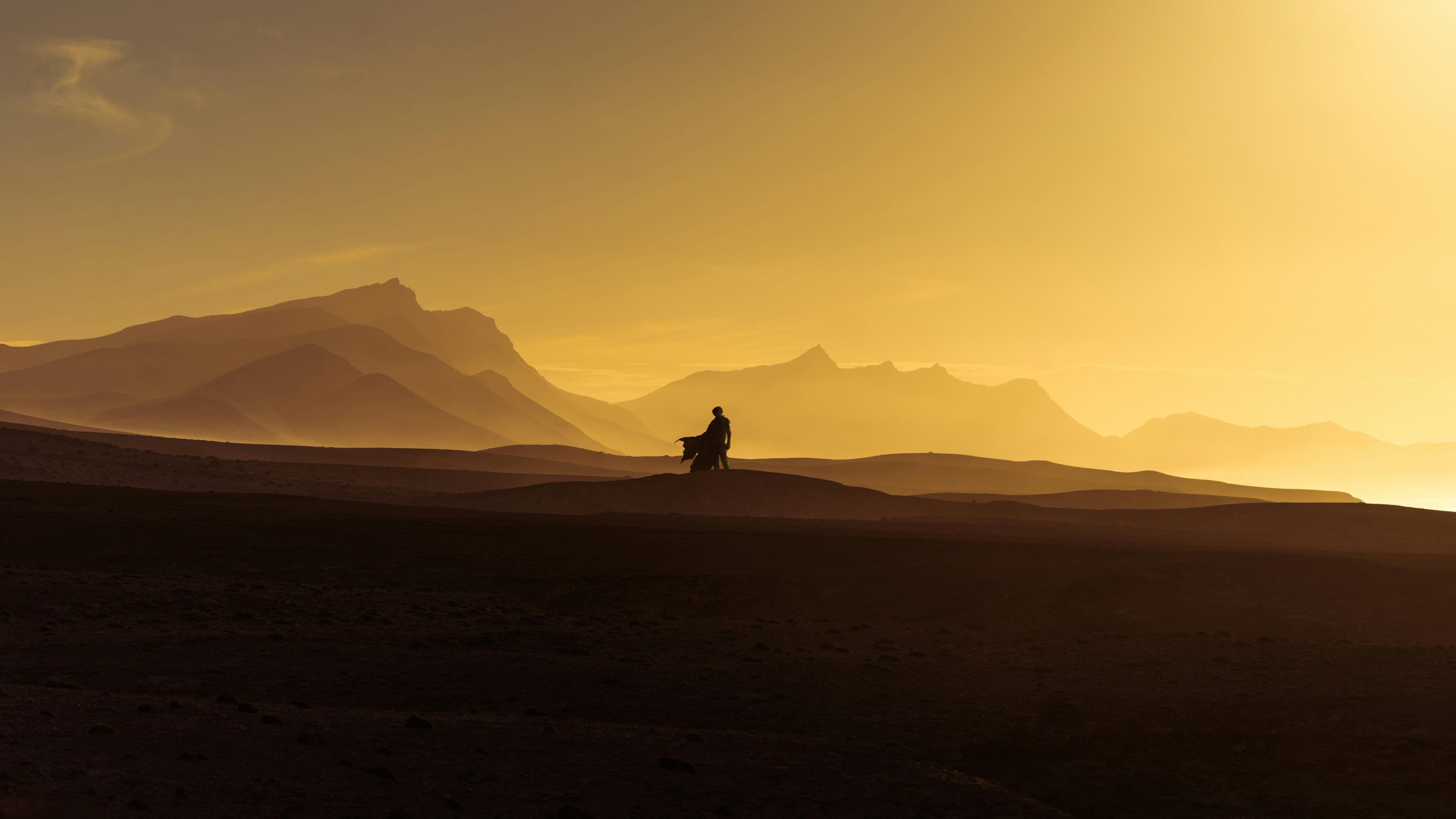 General 3840x2160 Dune (part two) desert Arrakis landscape sunset