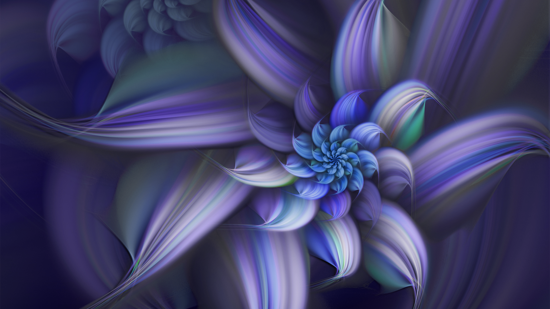 General 1920x1080 abstract fractal purple background blue background