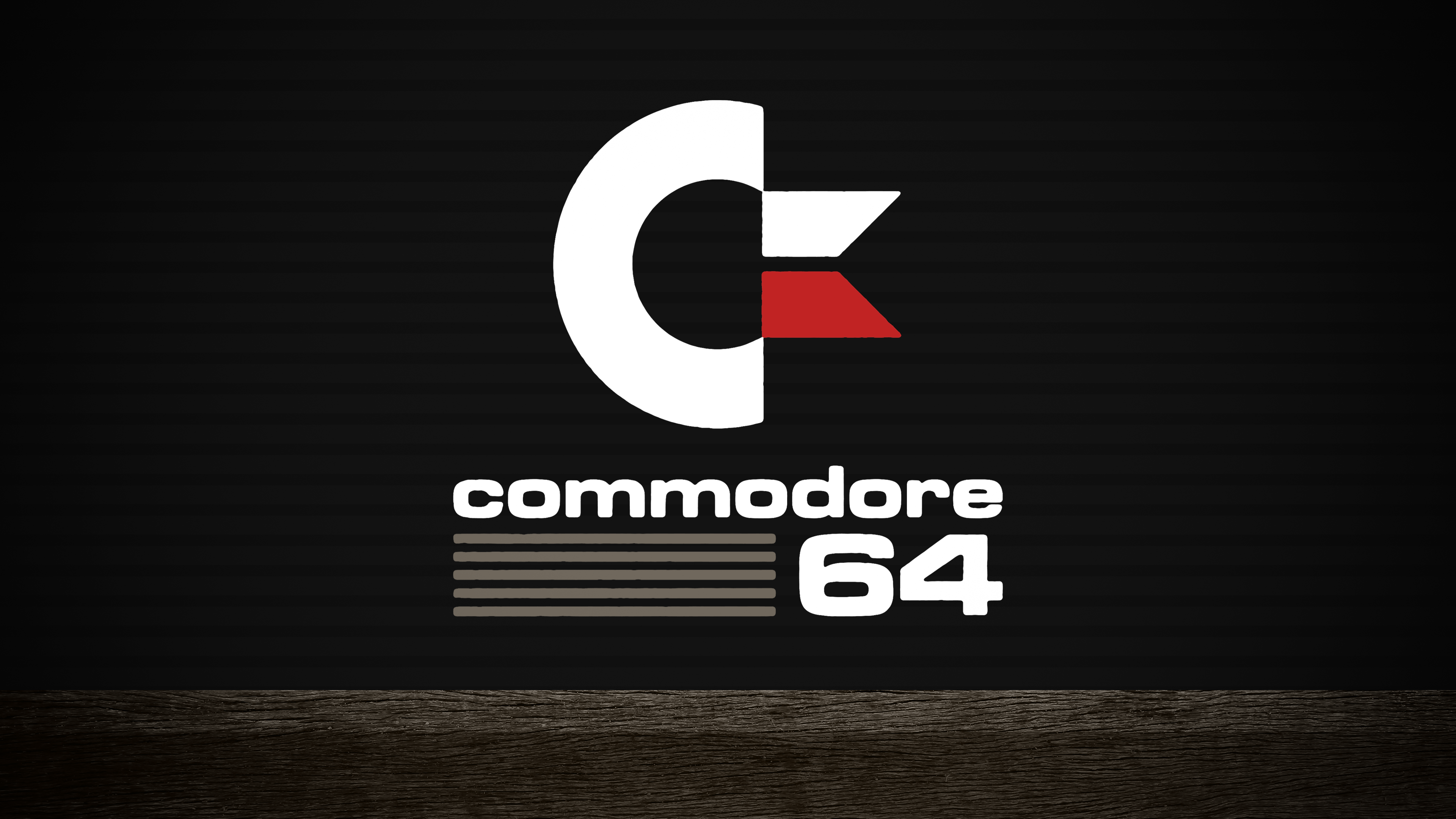 General 3840x2160 Commodore 64 Commodore computer Retro computers logo simple background PC gaming minimalism