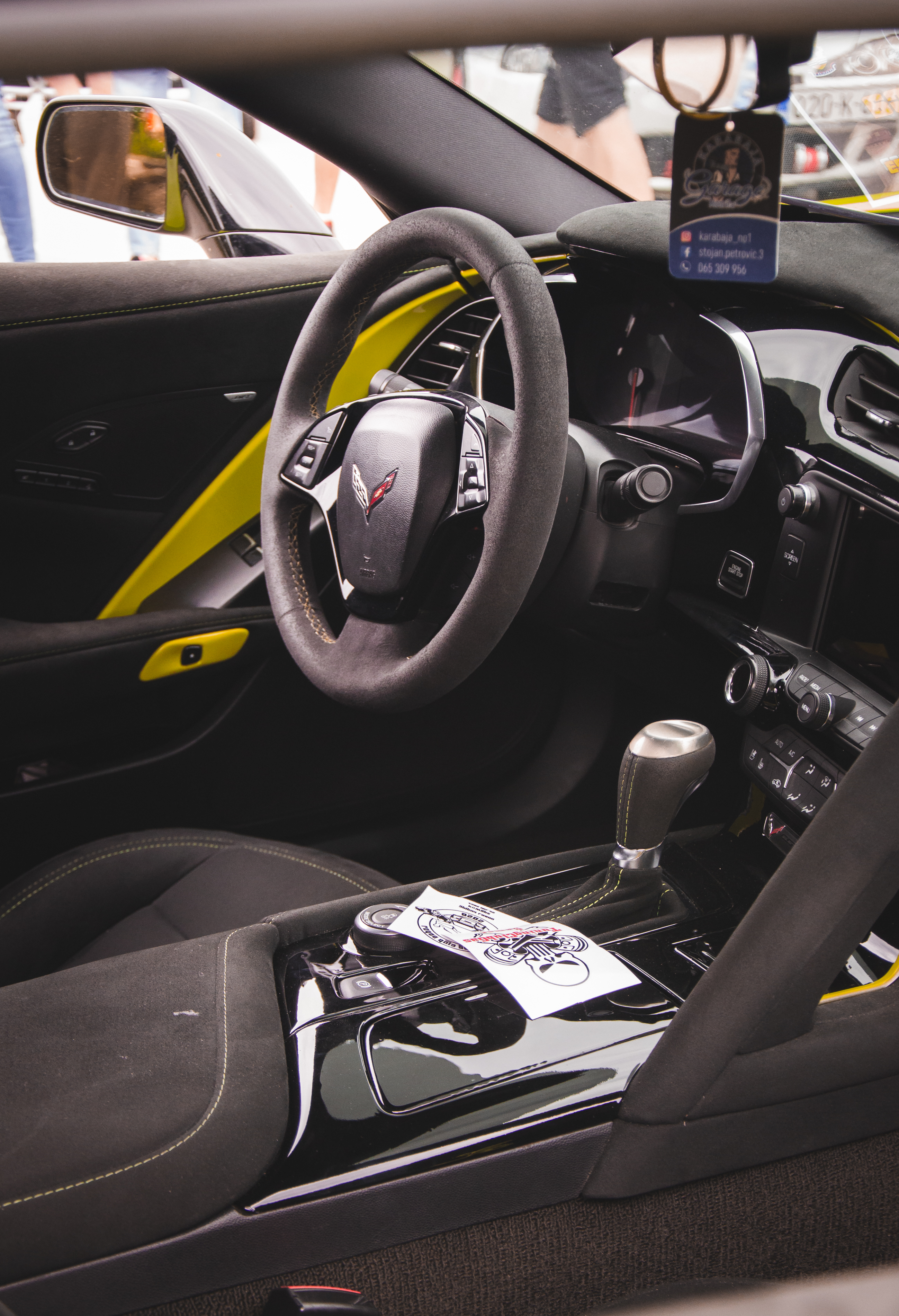 General 2597x3800 car vehicle car interior Corvette steering wheel interior portrait display Chevrolet American cars