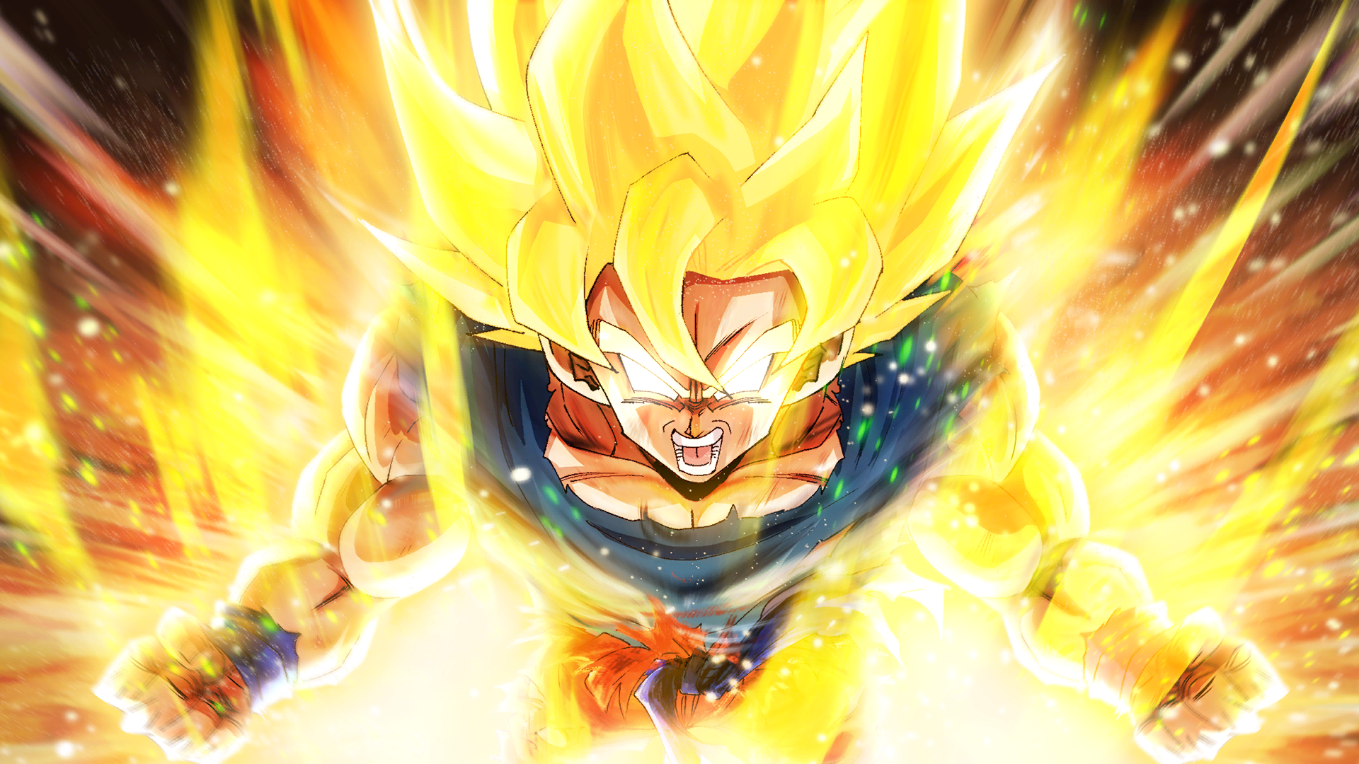 Goku SSJ V2, illustration de Son Goku, png