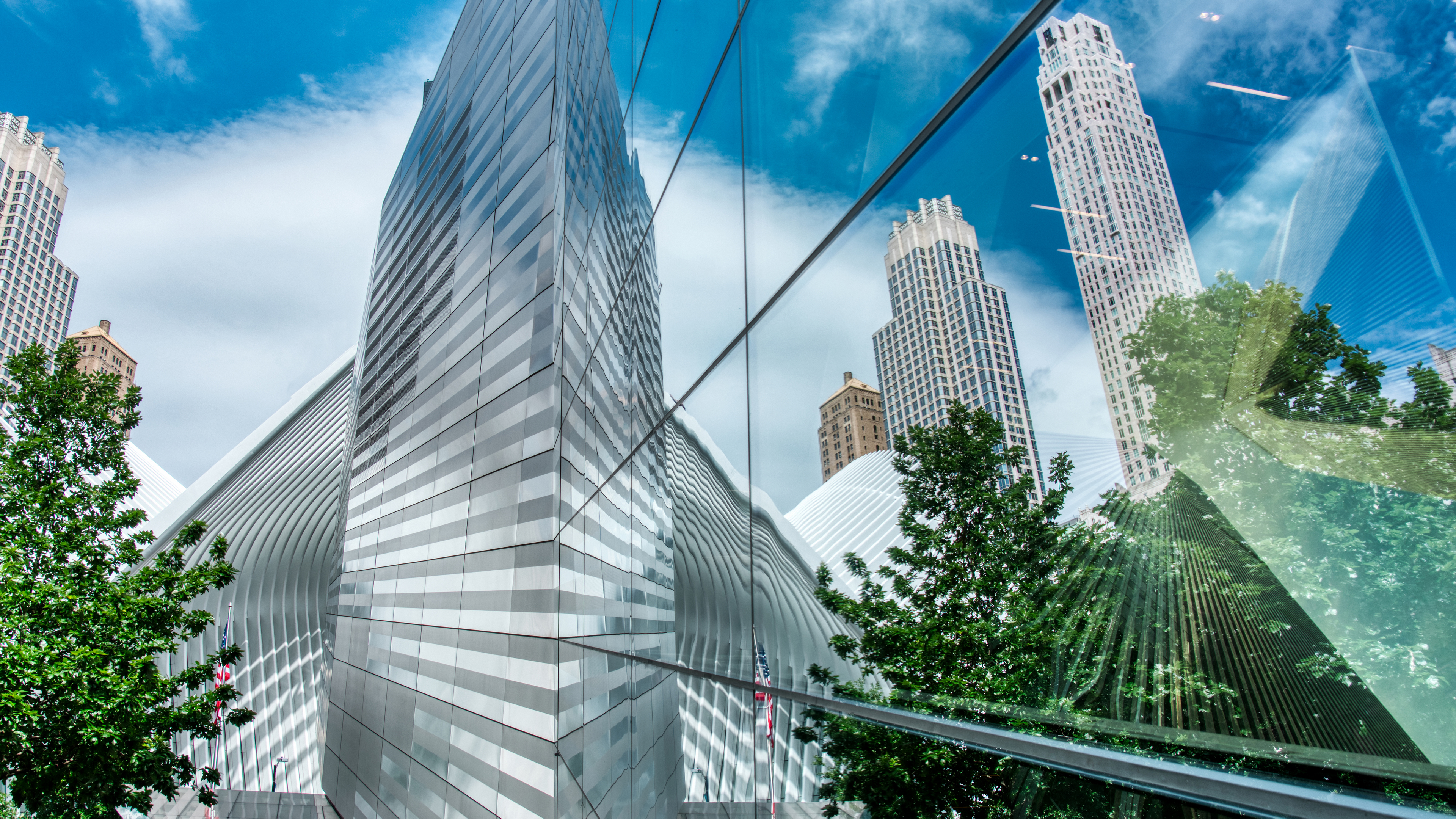 General 3840x2160 Trey Ratcliff photography reflection building clouds sky city