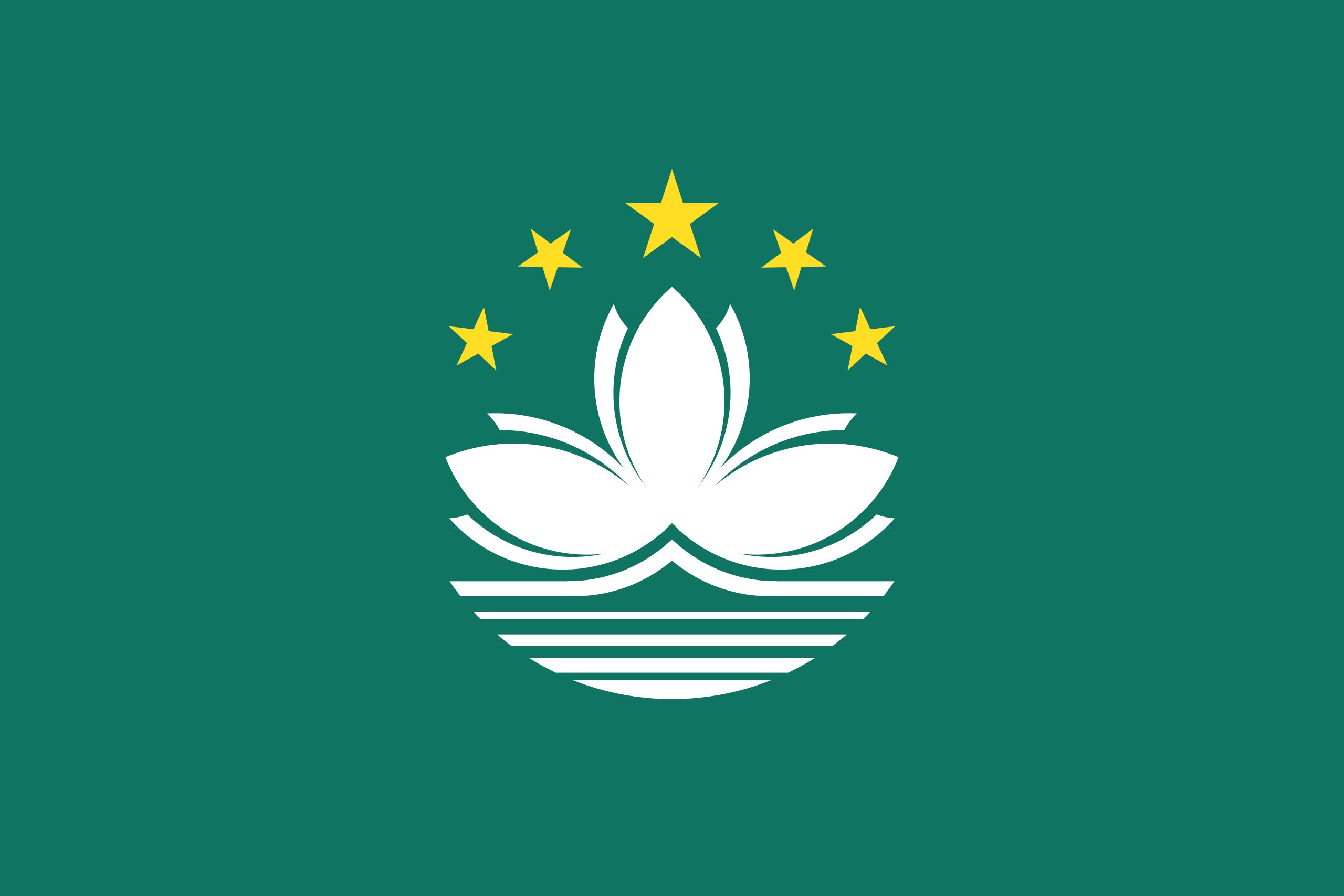 General 2560x1707 Macau logo flag simple background minimalism