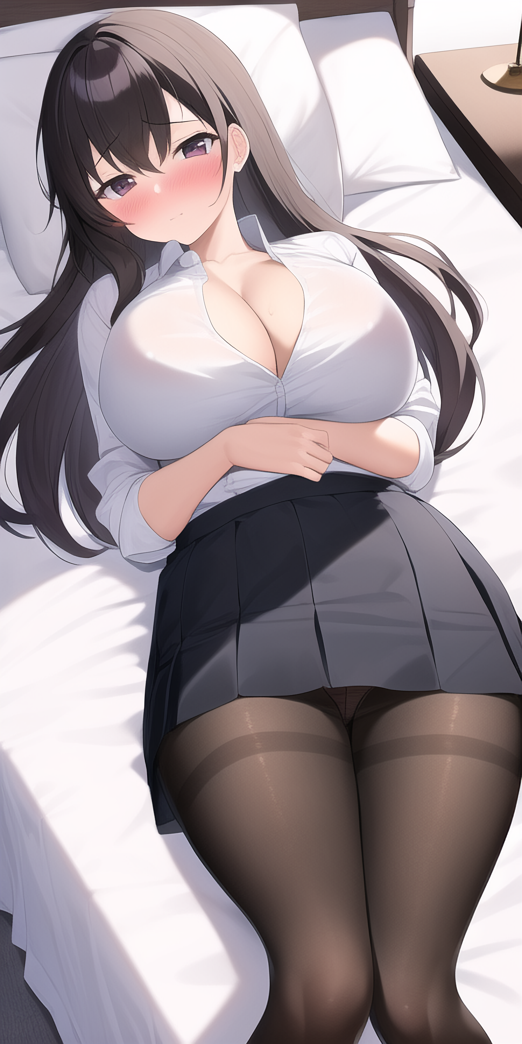 big boobs, pantyhose, manga, anime girls