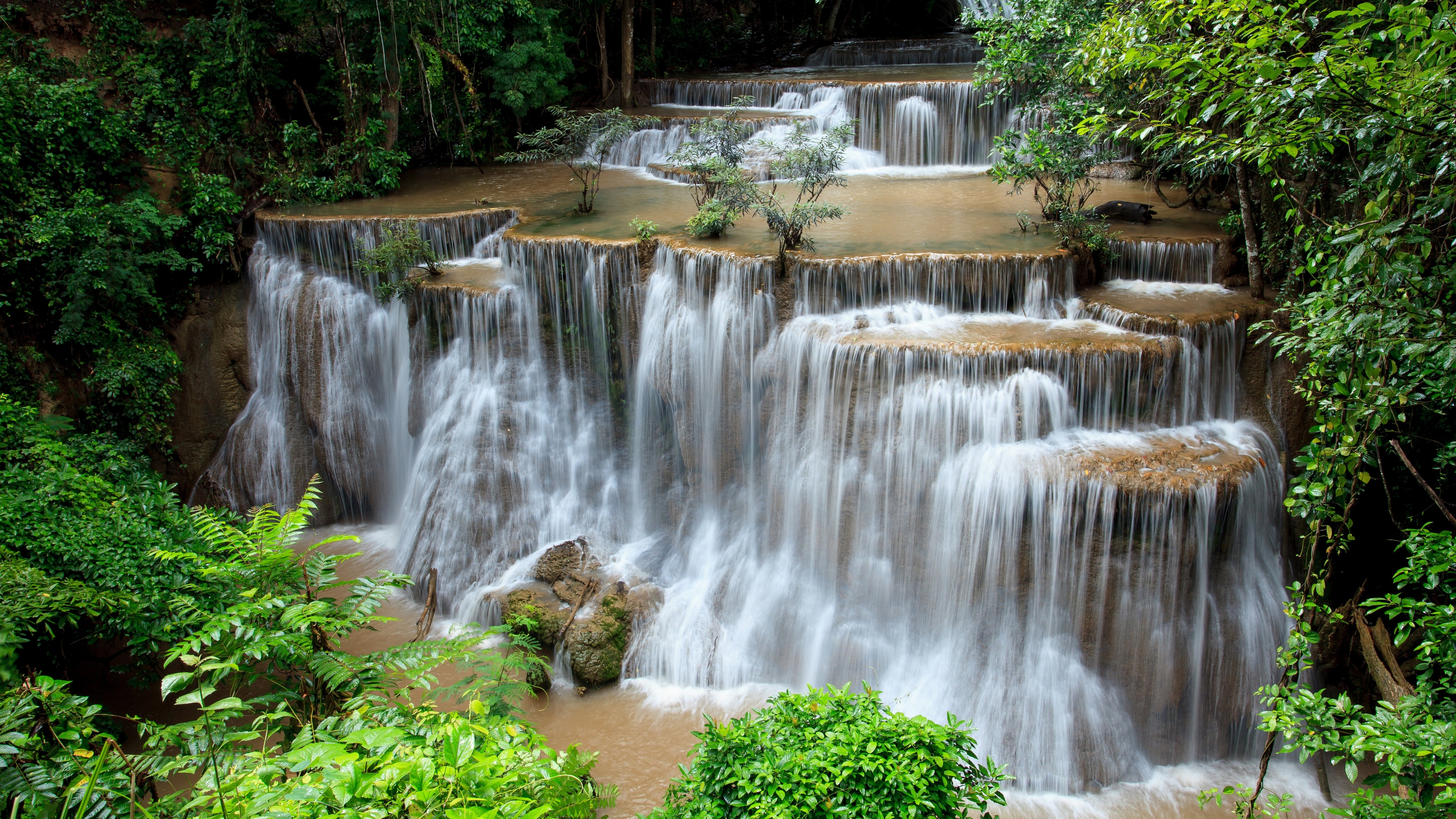General 3840x2160 Thailand waterfall nature forest