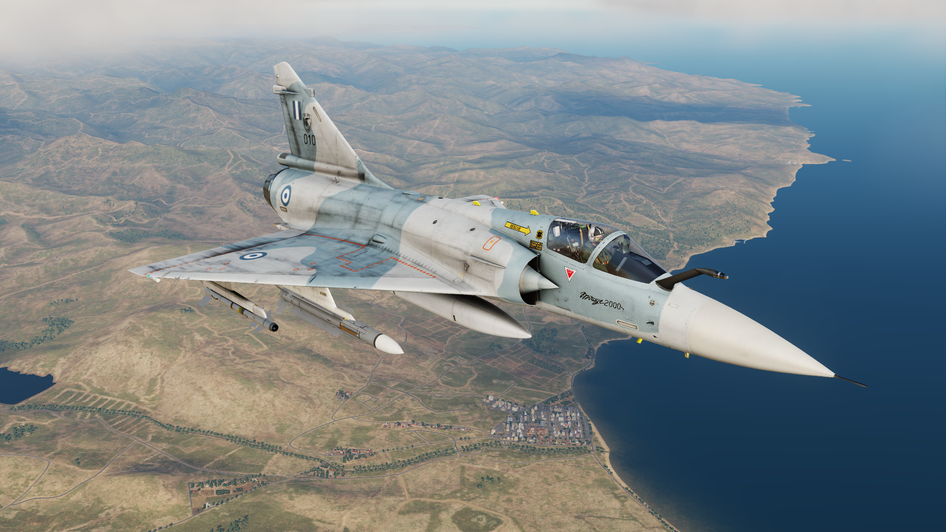General 1920x1080 Digital Combat Simulator Mirage 2000 aircraft airplane video games screen shot Dassault Aviation french aircraft