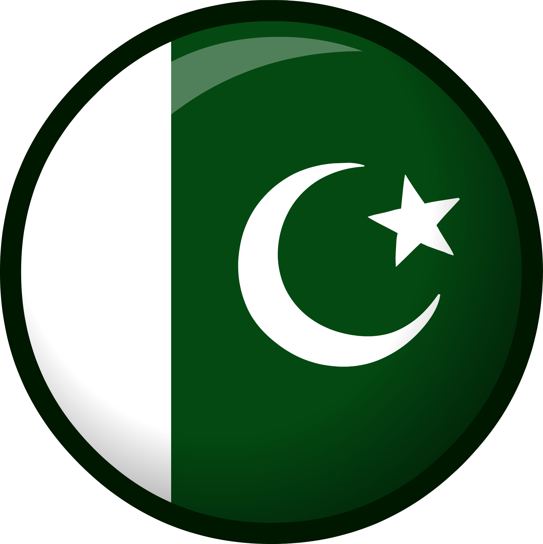 General 2056x2060 Pakistan logo simple background minimalism flag