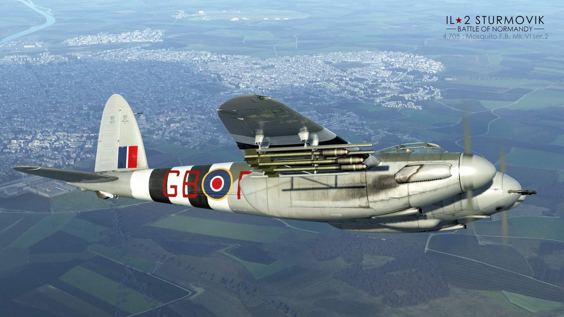 General 1920x1080 aircraft airplane De Havilland Mosquito video games simulation IL-2 Sturmovik (video game) screen shot British aircraft