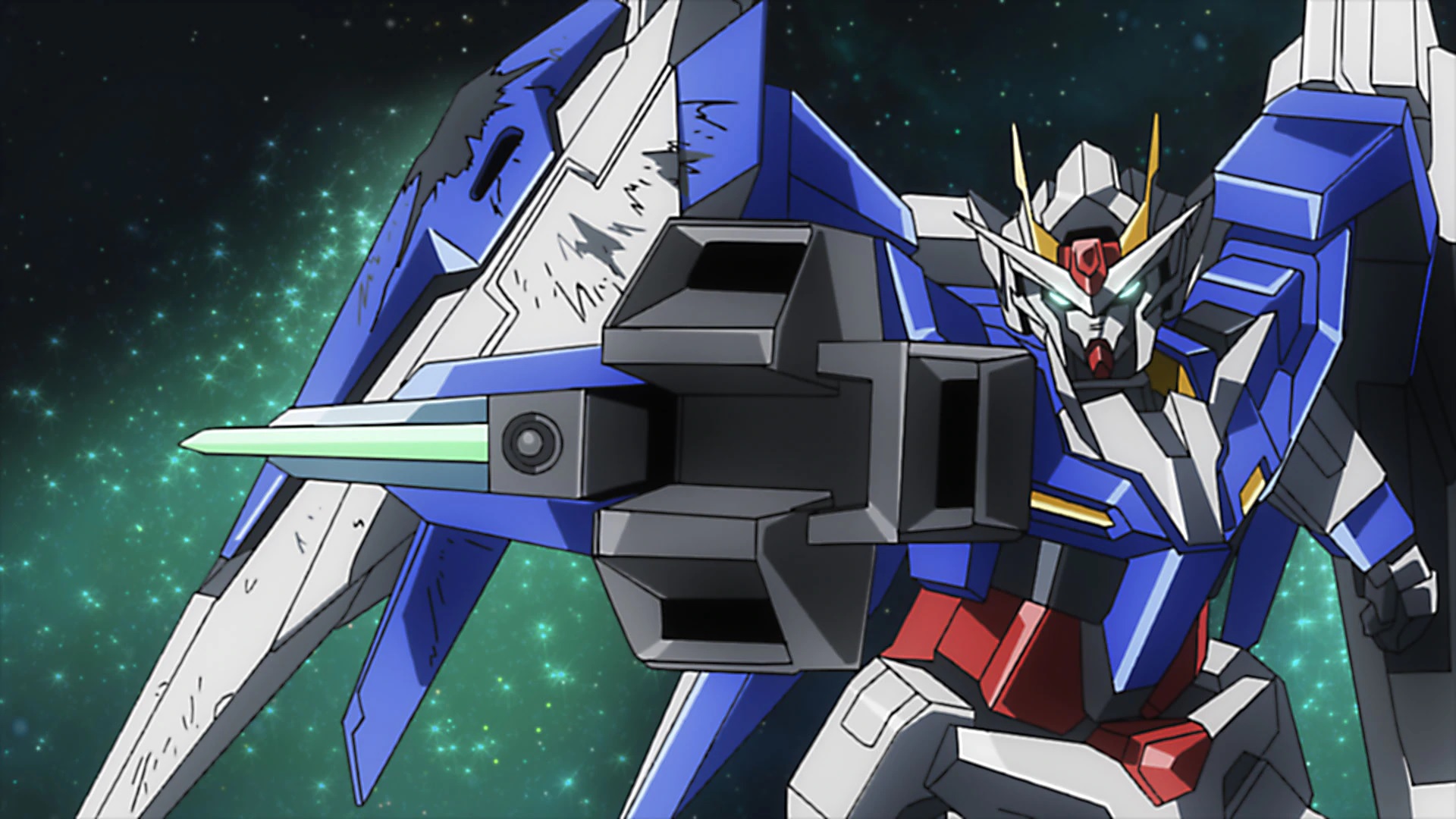 Anime 1920x1080 anime mechs Super Robot Taisen Gundam Mobile Suit Gundam 00 00 Raiser artwork digital art Anime screenshot