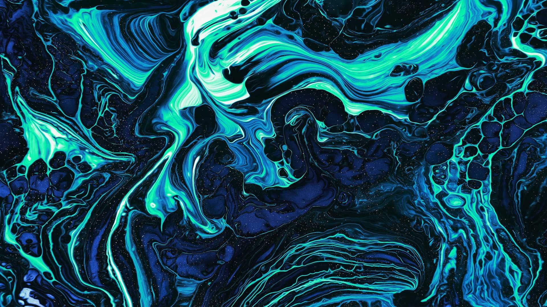 General 1920x1080 paint can swirls shapes digital art abstract blue cyan