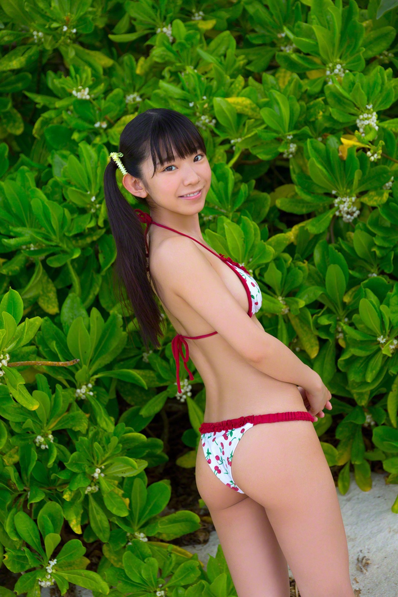 People 1280x1920 Marina Nagasawa Japanese women women Asian swimwear ass twintails bikini