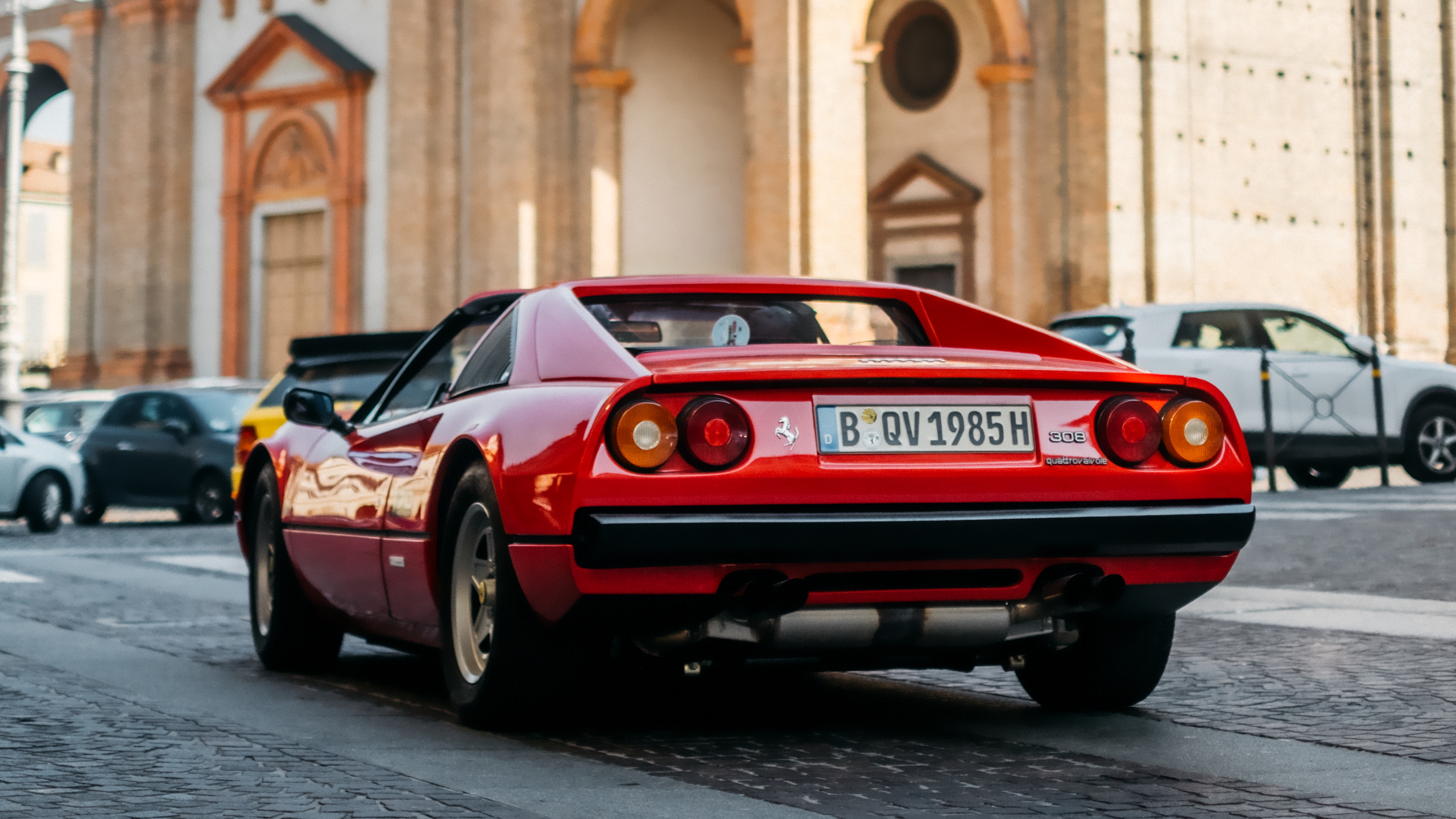 General 2560x1440 Ferrari 308 classic car 80s cars red cars car vehicle numbers Ferrari italian cars Stellantis