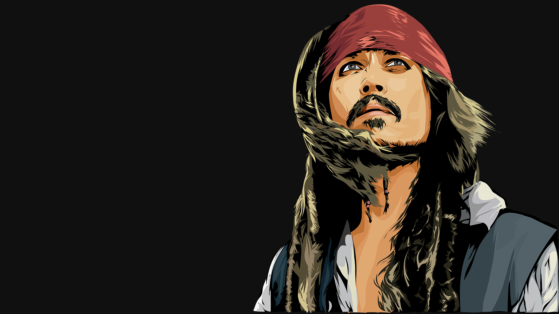 General 1920x1080 Jack Sparrow pirates Pirates of the Caribbean Pirates of the Caribbean: At World's End illusion illustration digital art