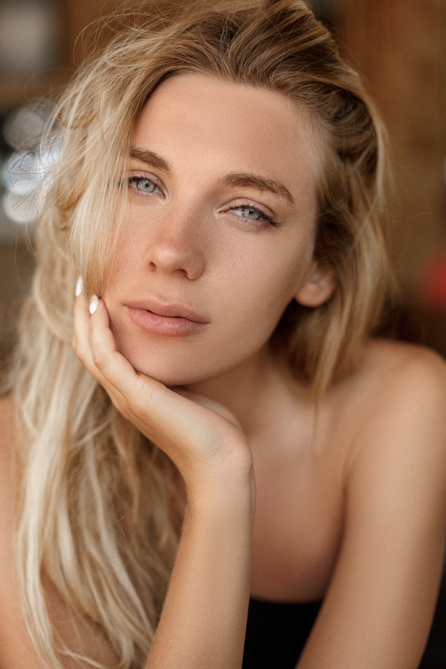 People 1440x2160 blonde Alexey Polskiy face women model portrait portrait display closeup