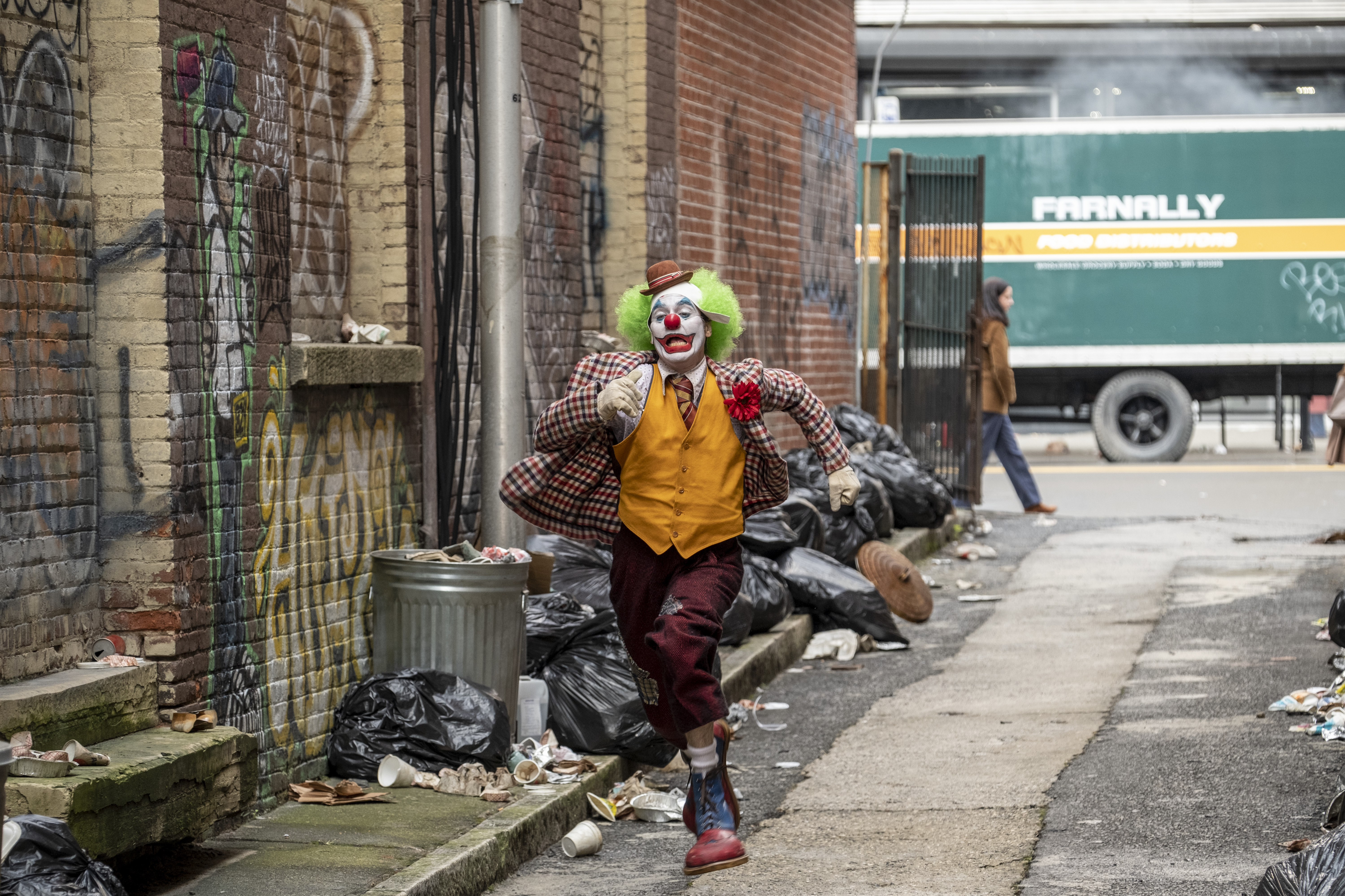 People 6000x4000 Joaquin Phoenix Joker Joker (2019 Movie) Batman DC Comics DC Universe clown villains super villain comics movie characters running film stills
