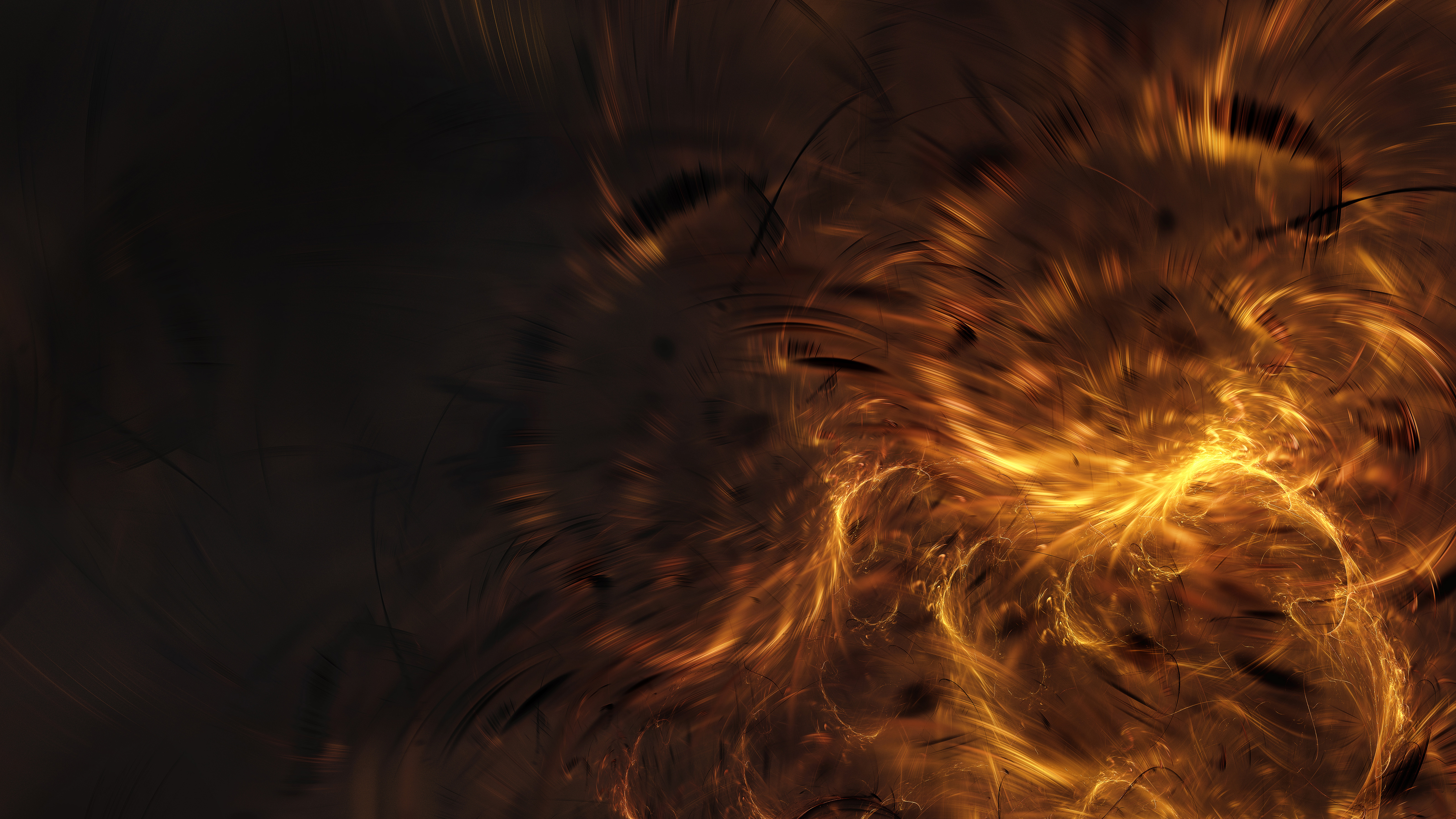 General 5120x2880 3D Abstract abstract fire
