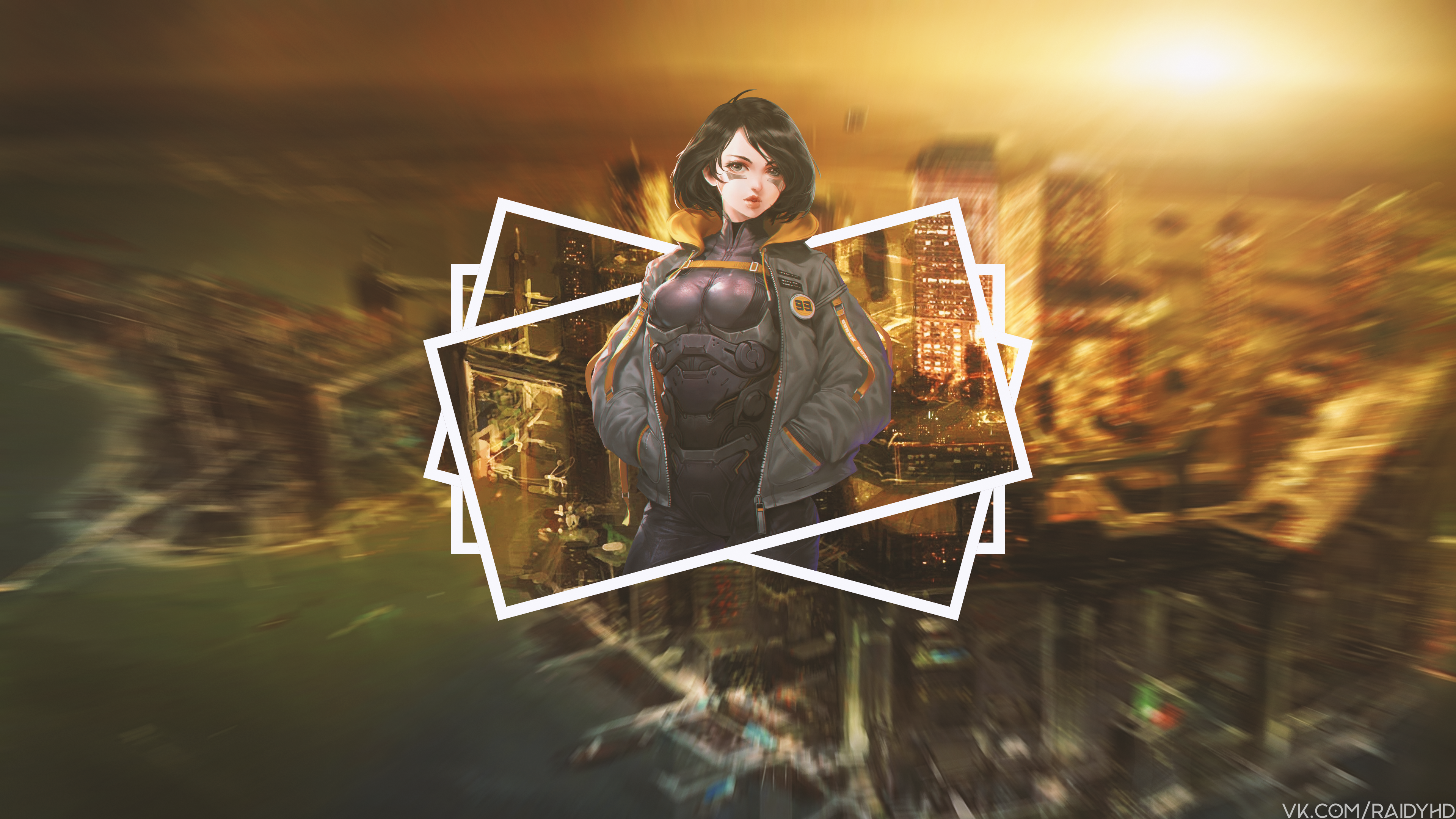 Anime 3840x2160 anime anime girls picture-in-picture Alita